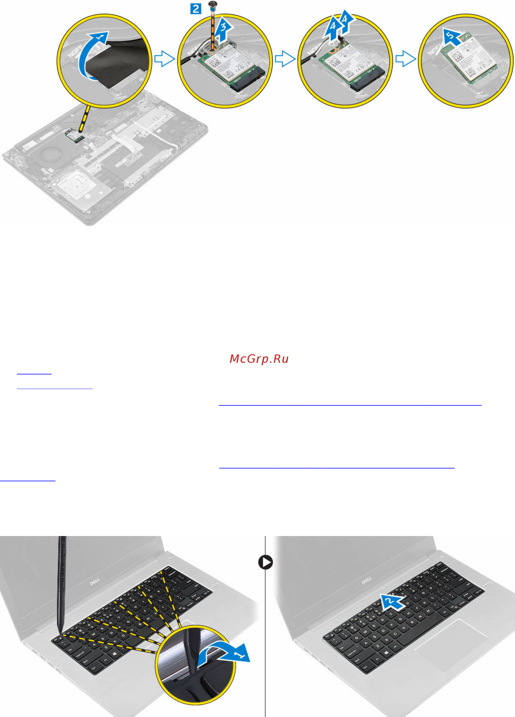 Dell vostro 5459, 5459-9893 [12/36] Установка платы wlan