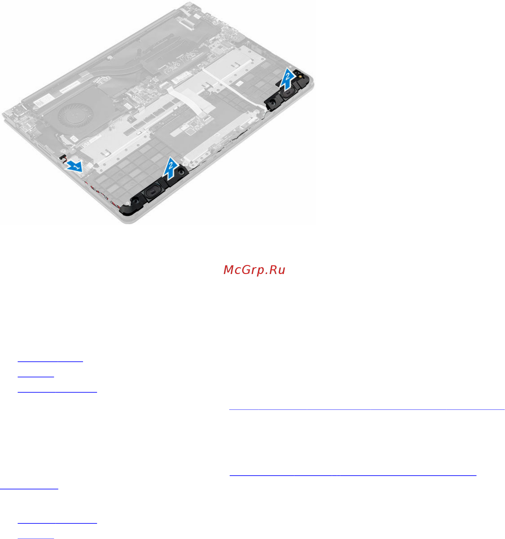 Dell vostro 5459, 5459-1863 [14/36] Установка динамиков