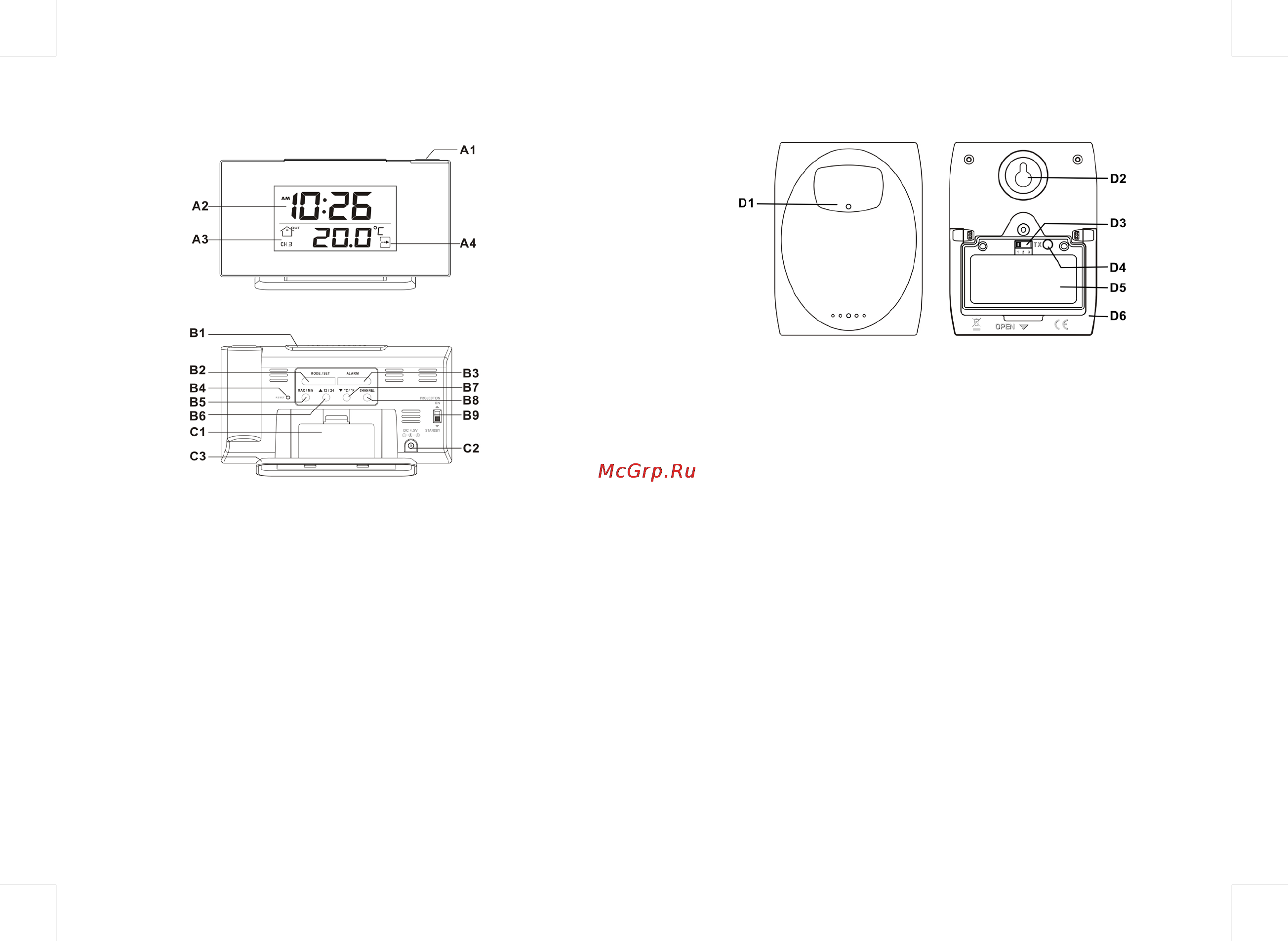 Ea2 BL506 [8/11] Main unit appearance 3 outdoor thermo sensor
