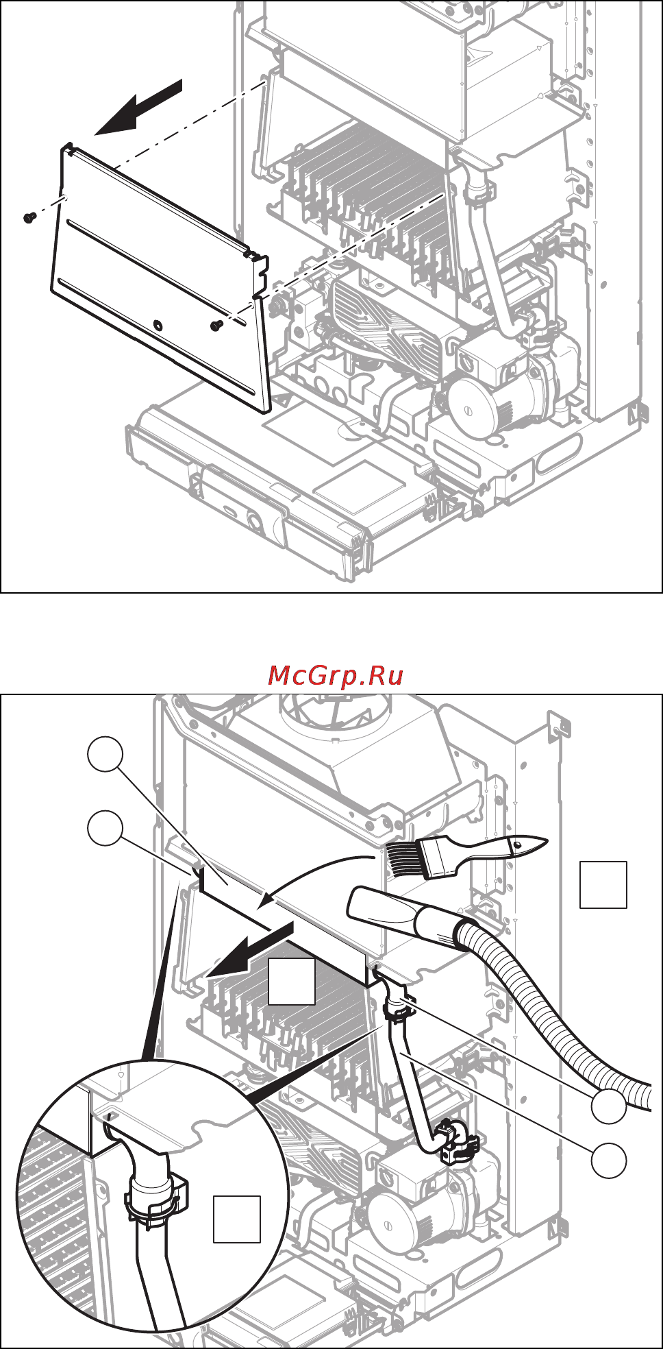 Protherm Panther 25 KTV [25/44] Очистка теплообменника