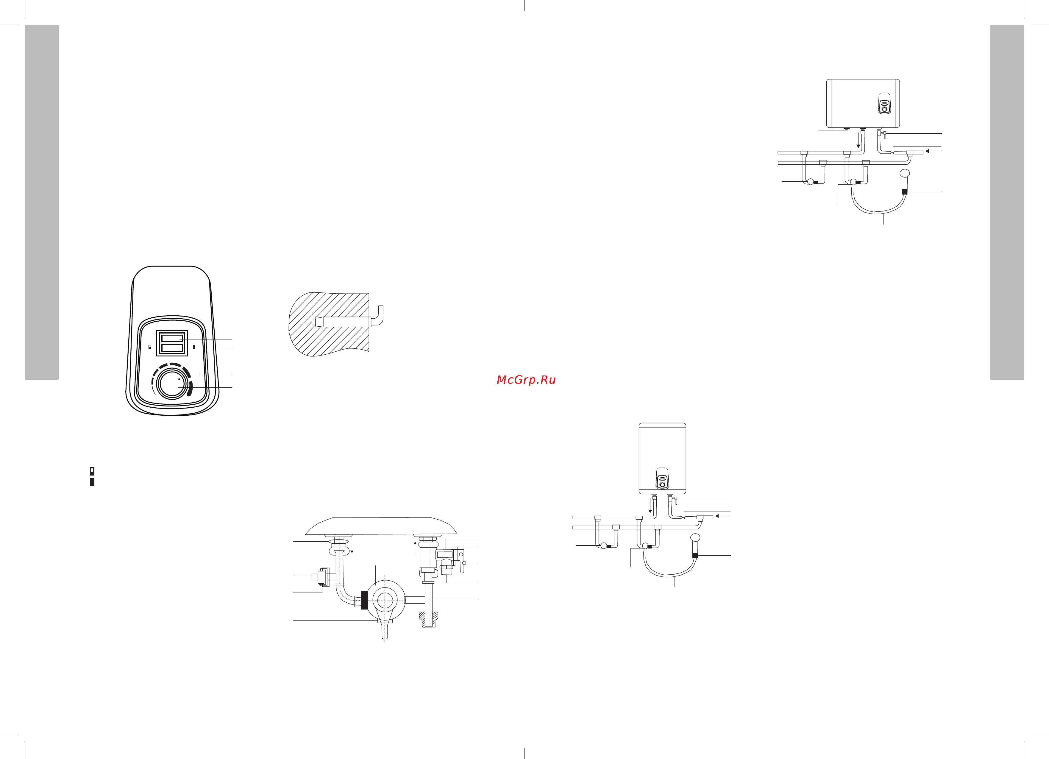 Electrolux ewh-100 royal [3/11] Панель управления
