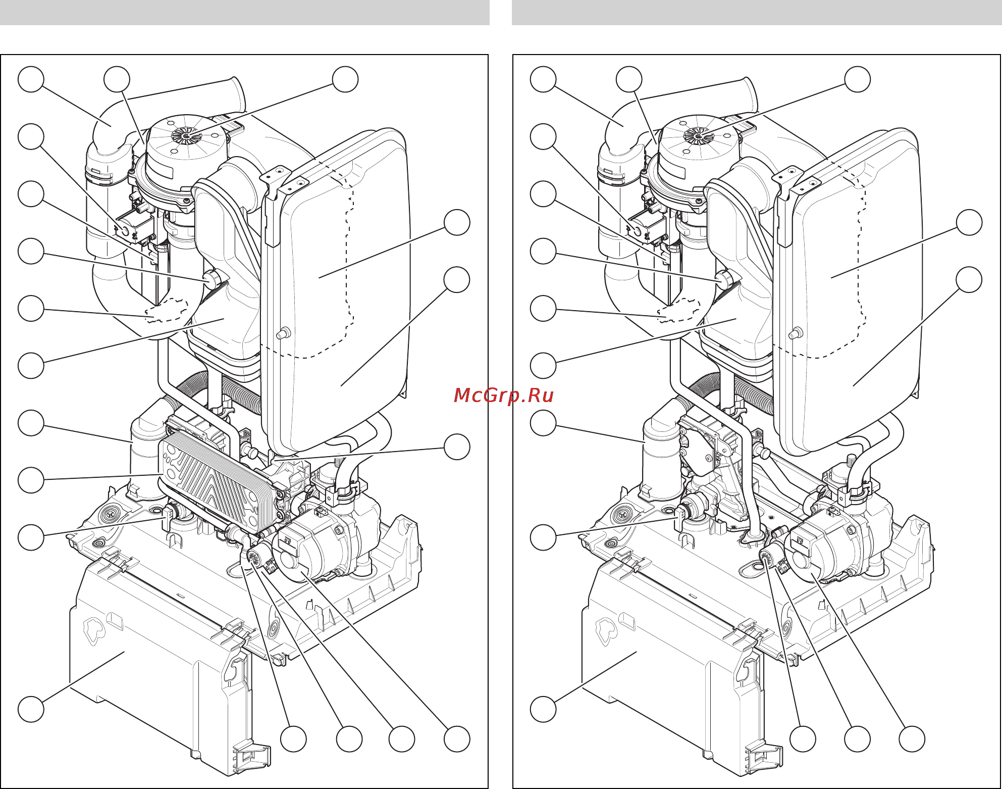 Protherm LYNX condens 18/25 MKV [9/48] Функциональные элементы комбинированный аппарат
