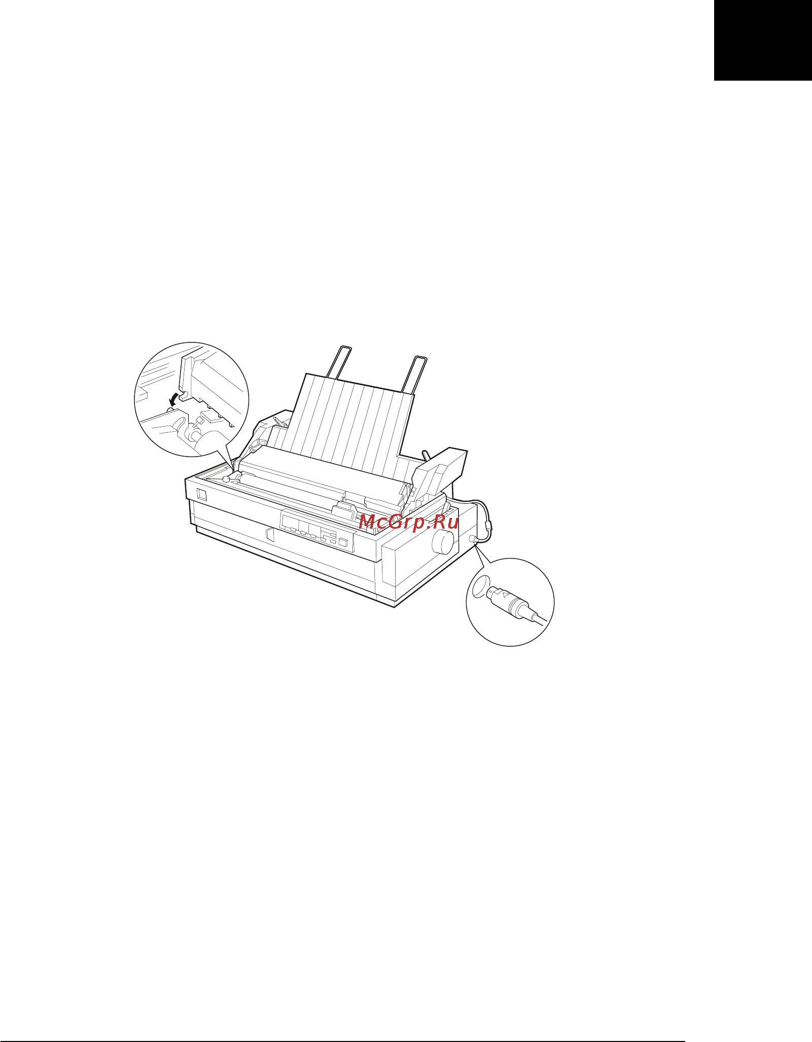 Epson lq 2180 [169/230] Обязательно выключите принтер перед установкой вместительного
