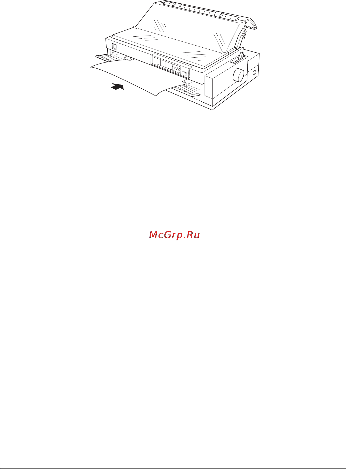 Epson lq 2180 [21/230] Загрузка листовой бумаги через переднюю щель