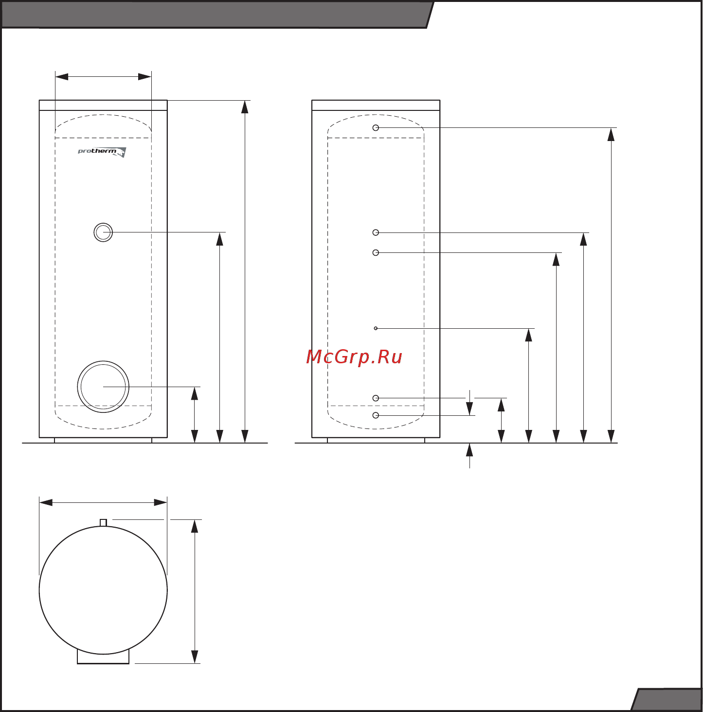 Protherm B500S [9/20] Обозначения