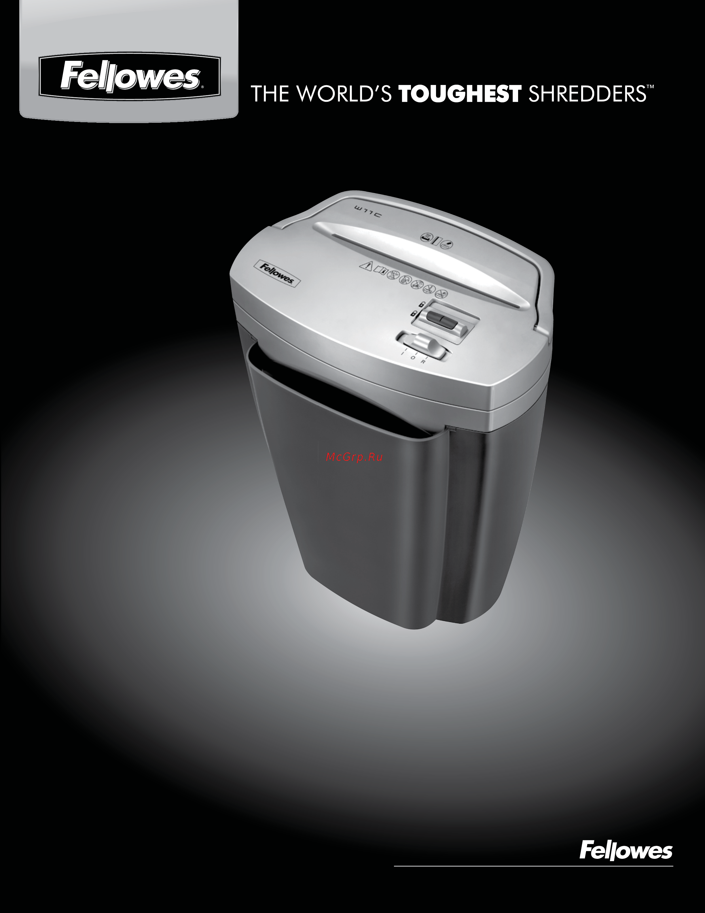 Fellowes powershred w-11c Инструкция по эксплуатации онлайн