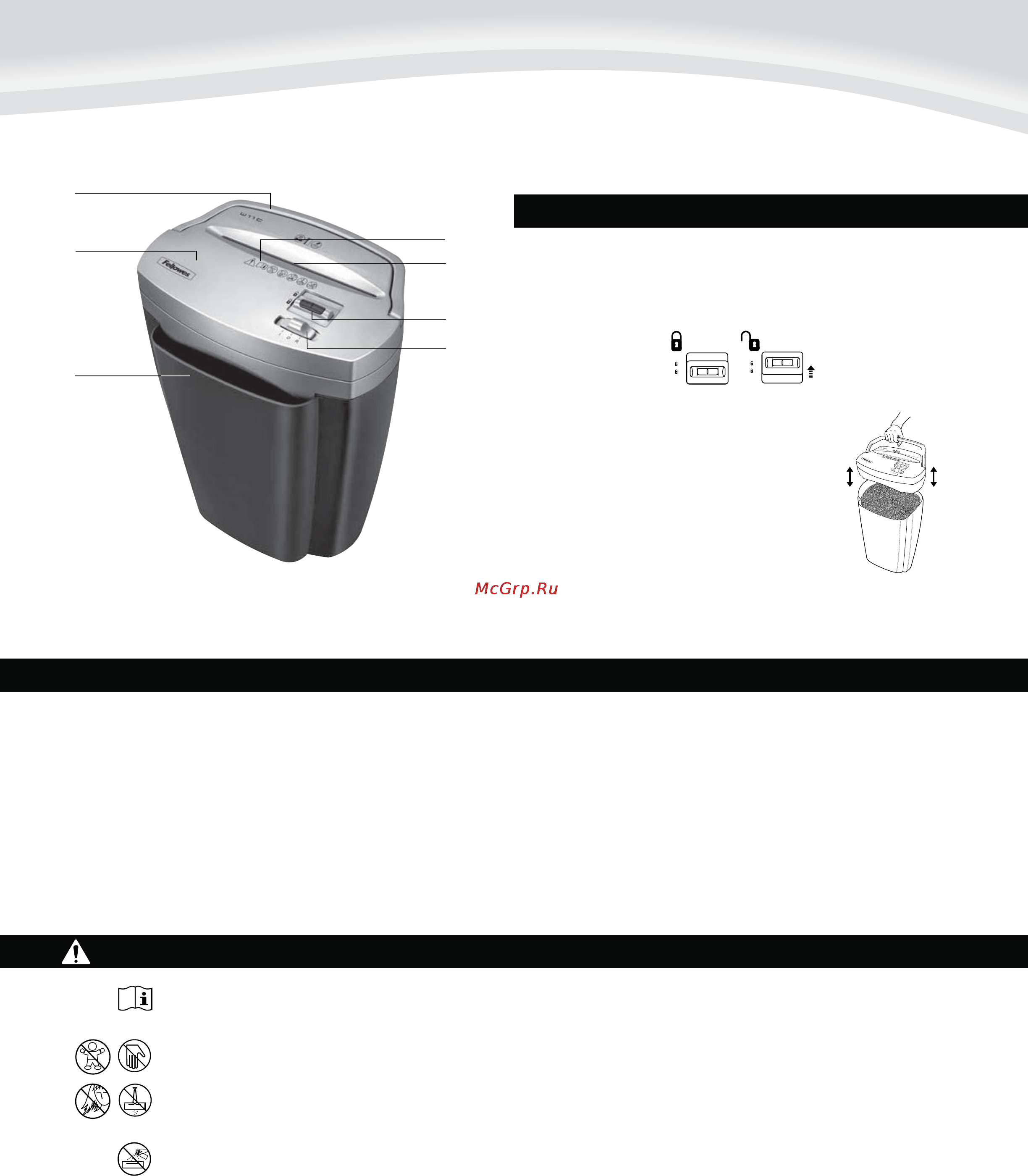 Fellowes powershred w-11c [6/40] Español