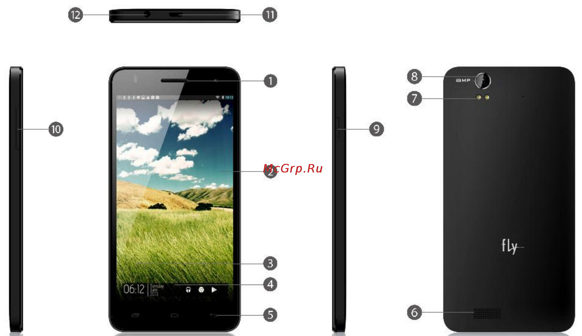 Fly iq4512 evo chic 4 [10/42] Конструкция телефона