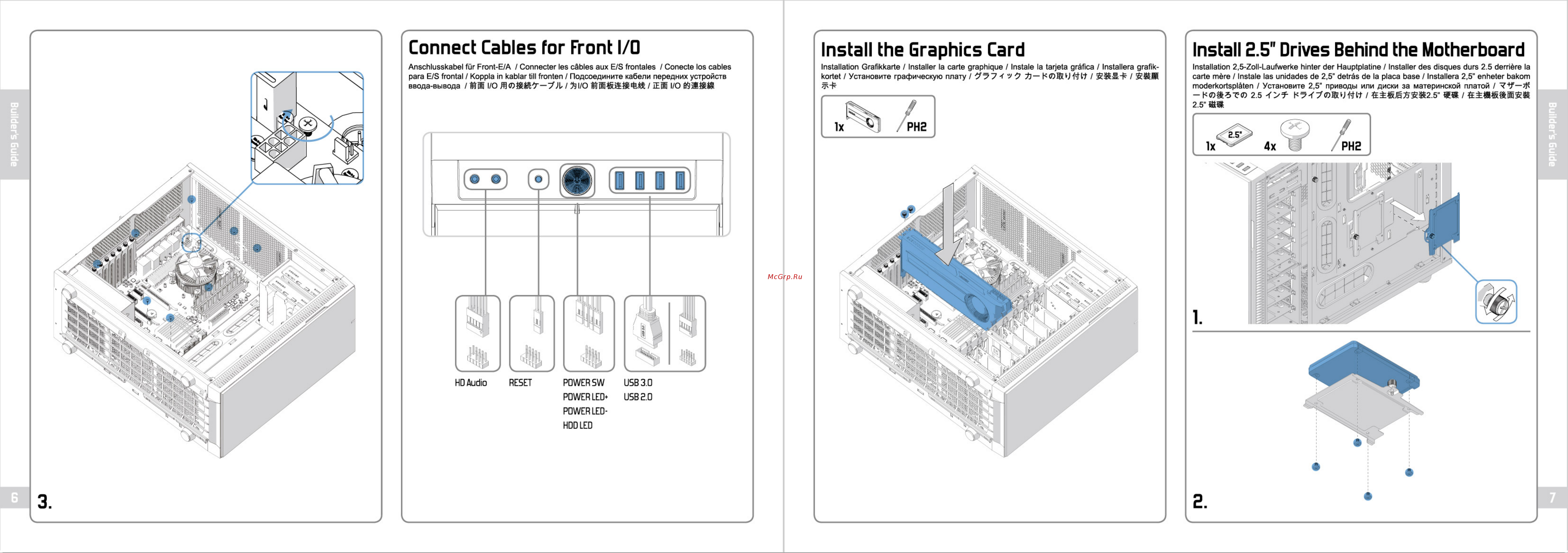 Fractal Design define r5, fd-ca-def-r5-wt-w, w/o psu, white [6/21] Connect cables for front i o
