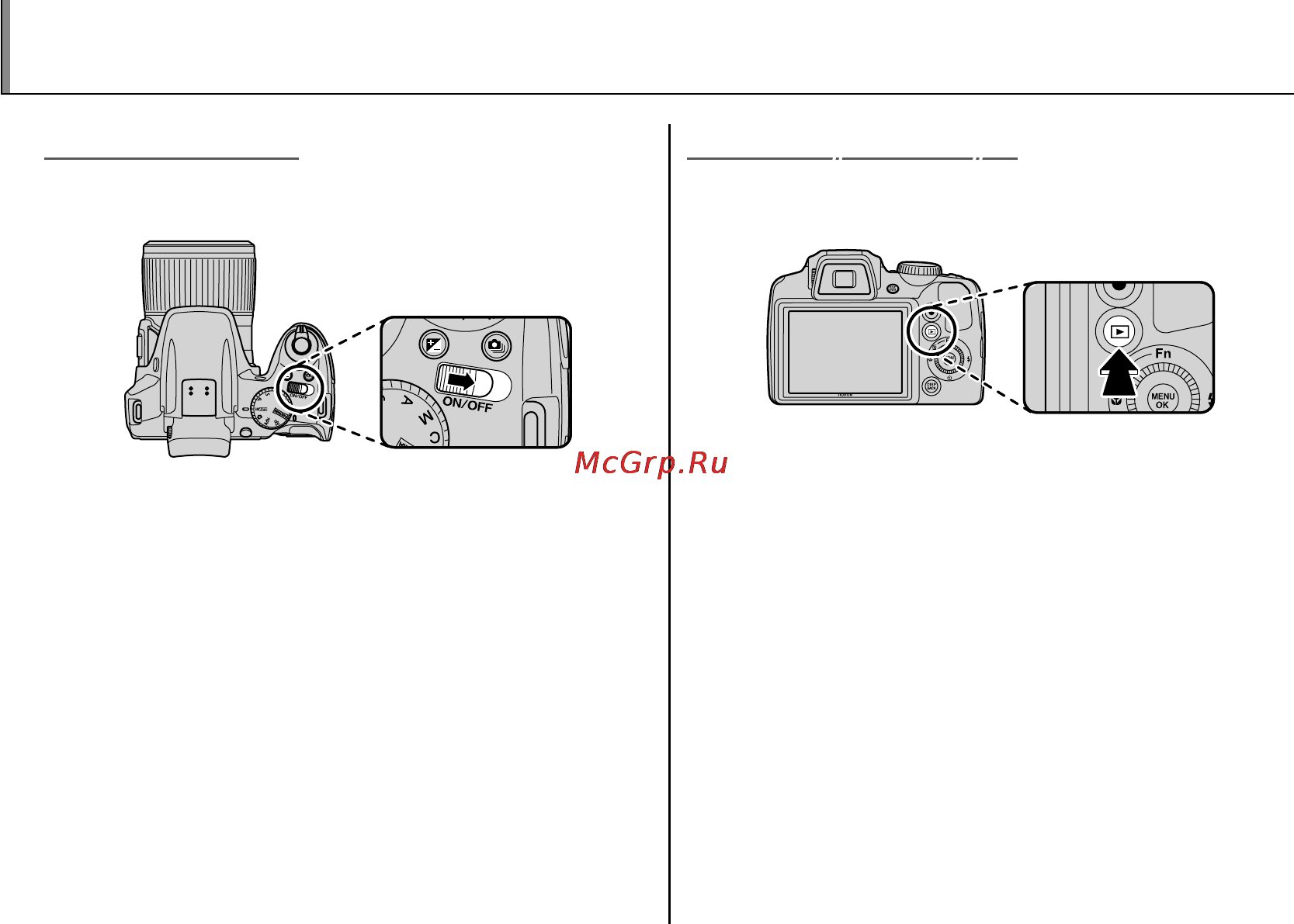 Fujifilm FinePix S9800 [26/143] Чтобы включить фотокамеру и начать просмотр нажмите кнопку a примерно на одну секунду
