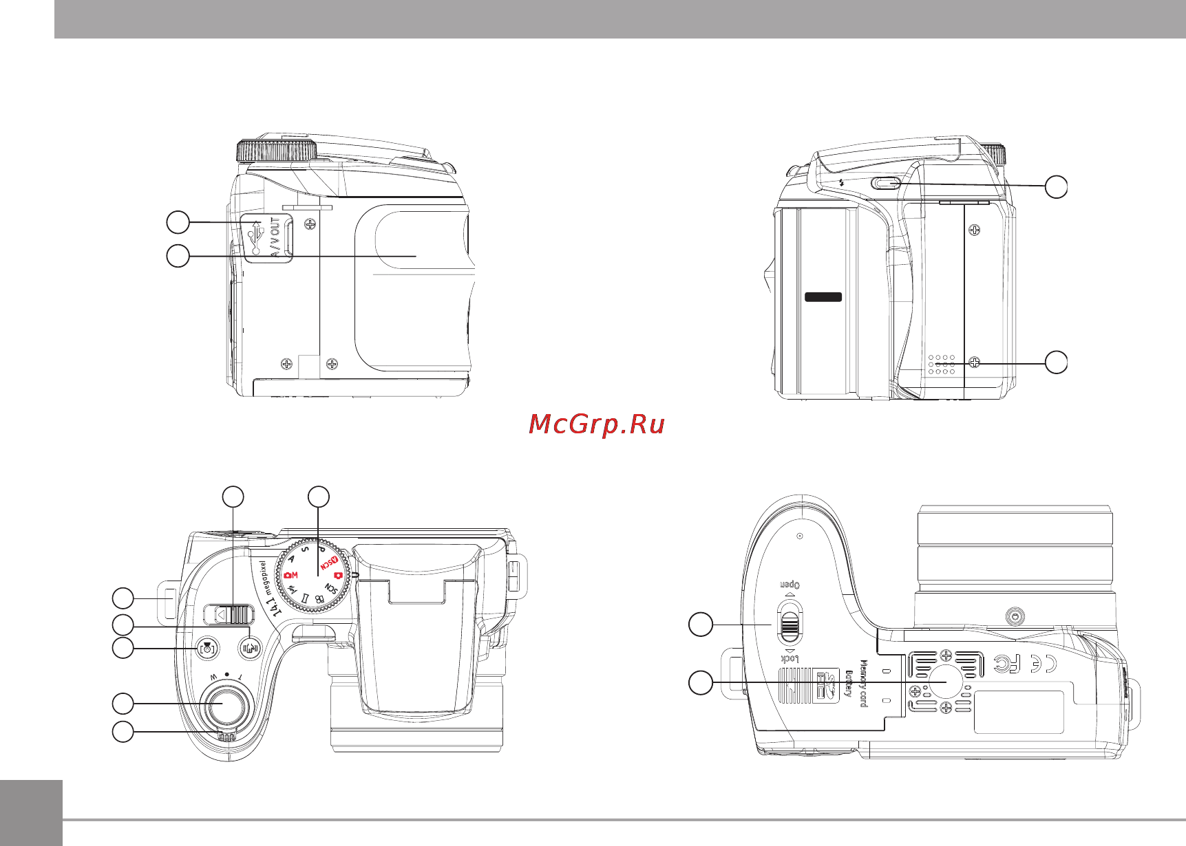 General Electric x400 black [13/89] Bottom view