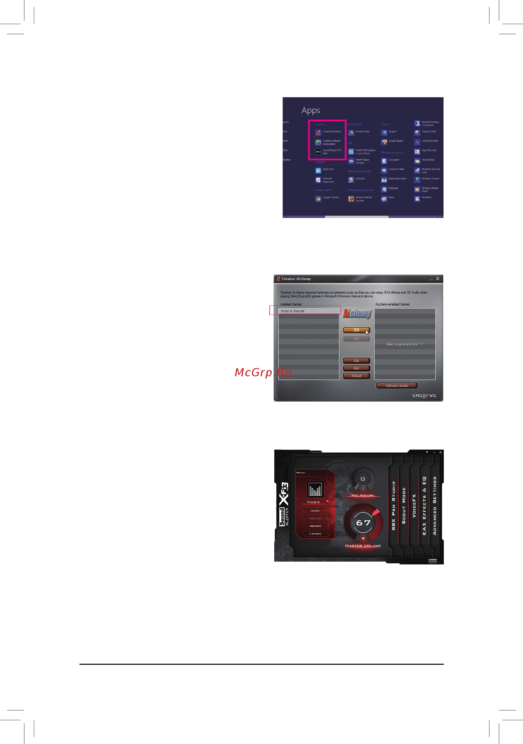 Gigabyte GA-Z97X-Gaming 7 (rev. 1.0) [118/132] 2 5 creative software suite