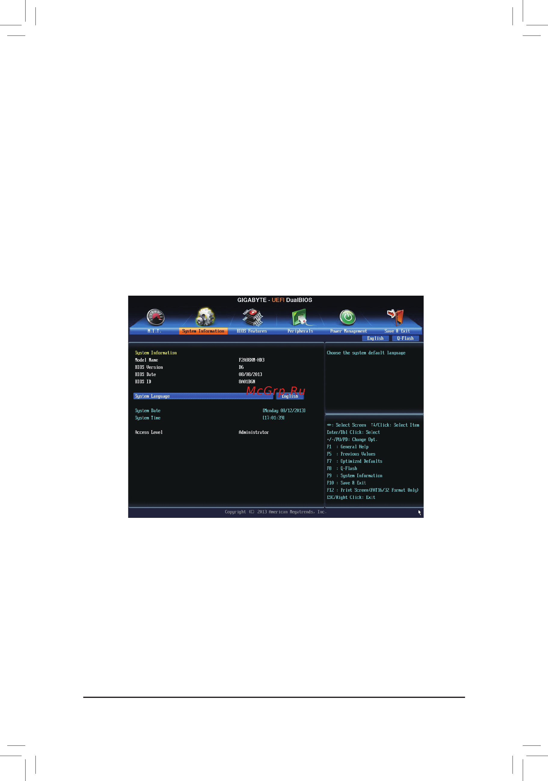 Gigabyte ga-f2a88xm-hd3 [23/36] 3 system information