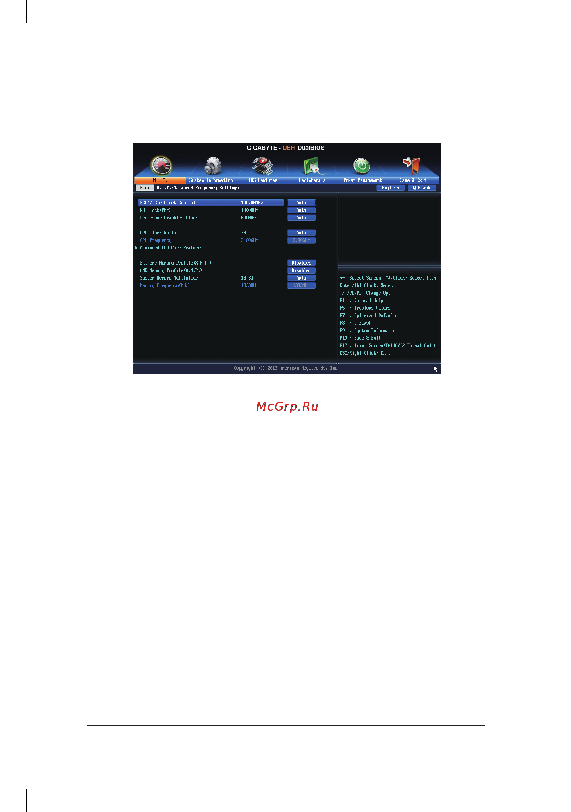 Gigabyte ga-f2a88x-d3h [36/96] Cpu clock ratio
