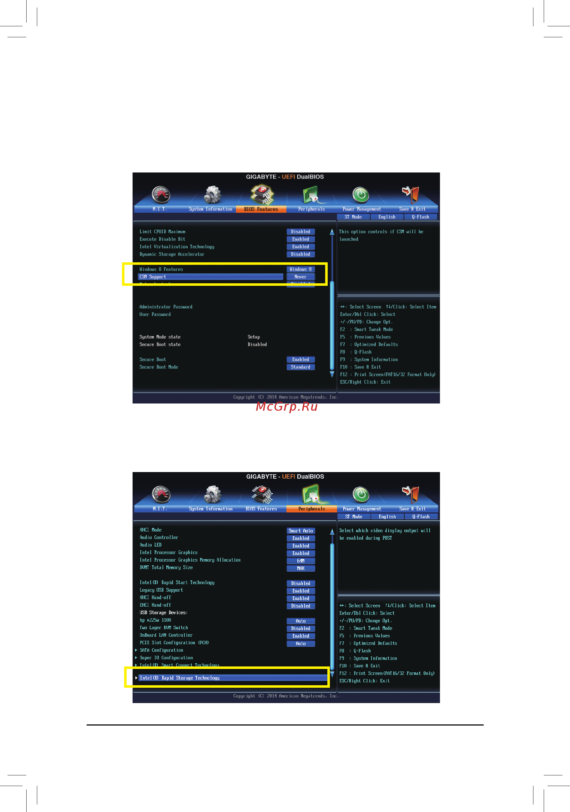 Gigabyte GA-H97-Gaming 3 (rev. 1.1) [61/80] C 1 uefiraidconfiguration