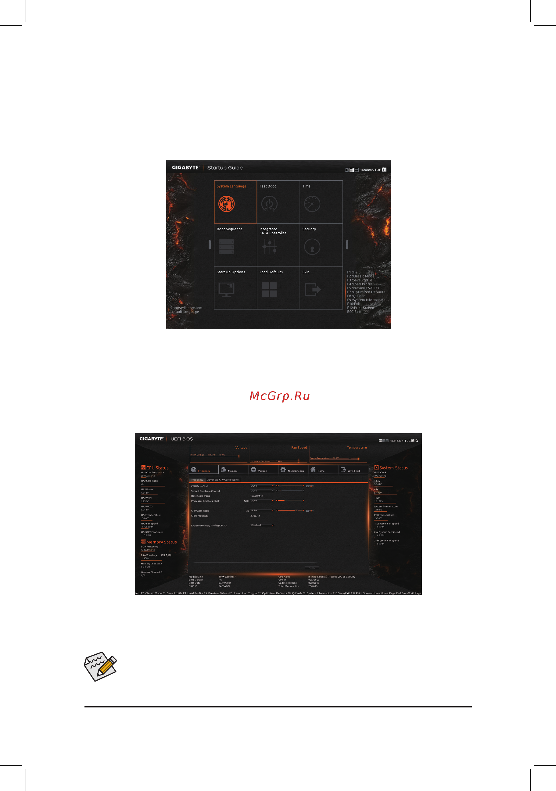 Gigabyte G1.Sniper Z6 [33/80] 2 the main menu