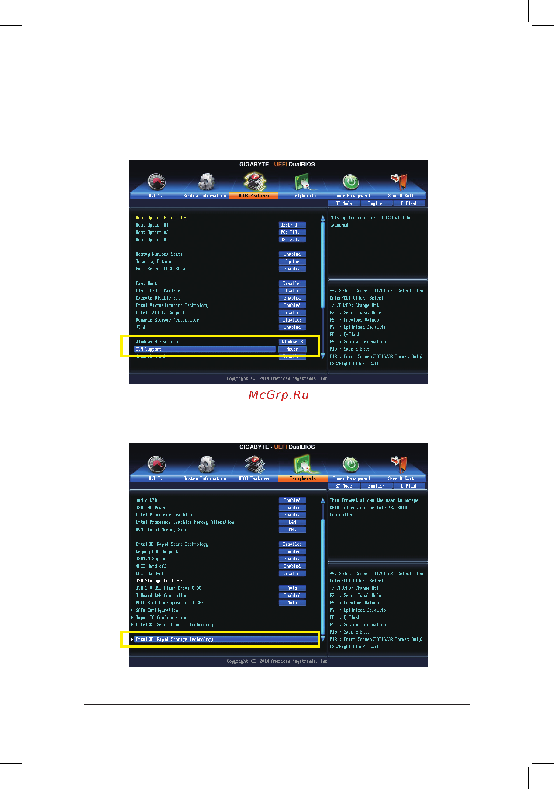 Gigabyte G1.Sniper Z6 [59/80] C 1 uefiraidconfiguration