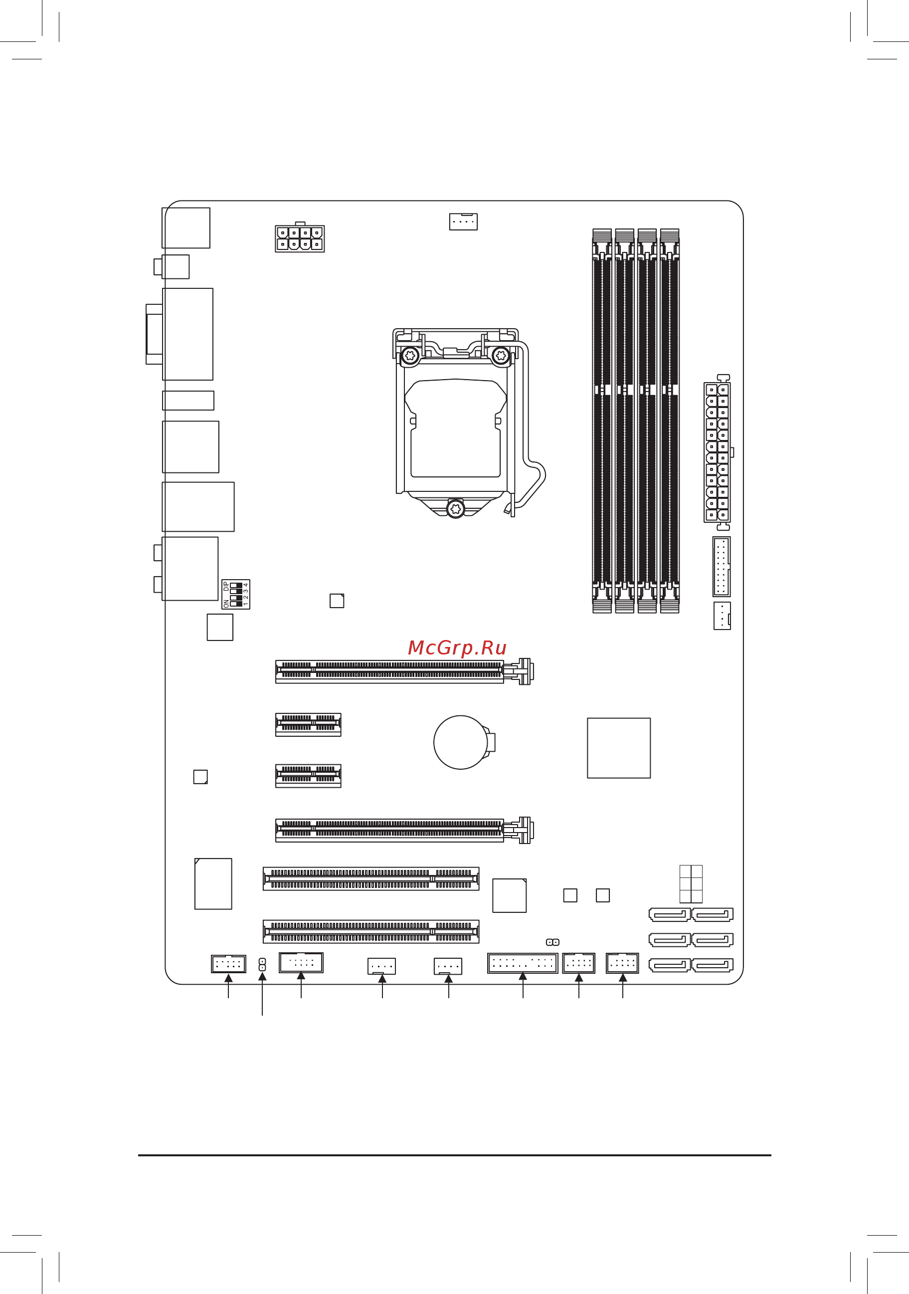 Gigabyte G1.Sniper Z6 [7/80] G1 sniper z6 g1 sniper h6 motherboard layout