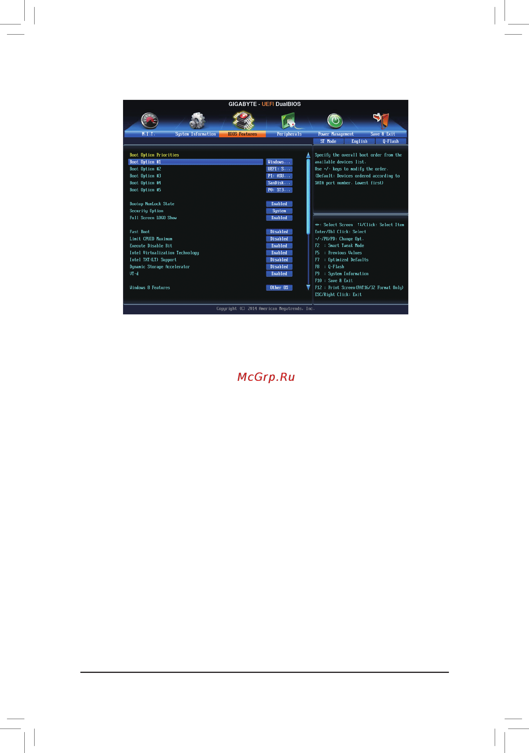 Gigabyte ga-h97-hd3 [24/40] 4 biosfeatures