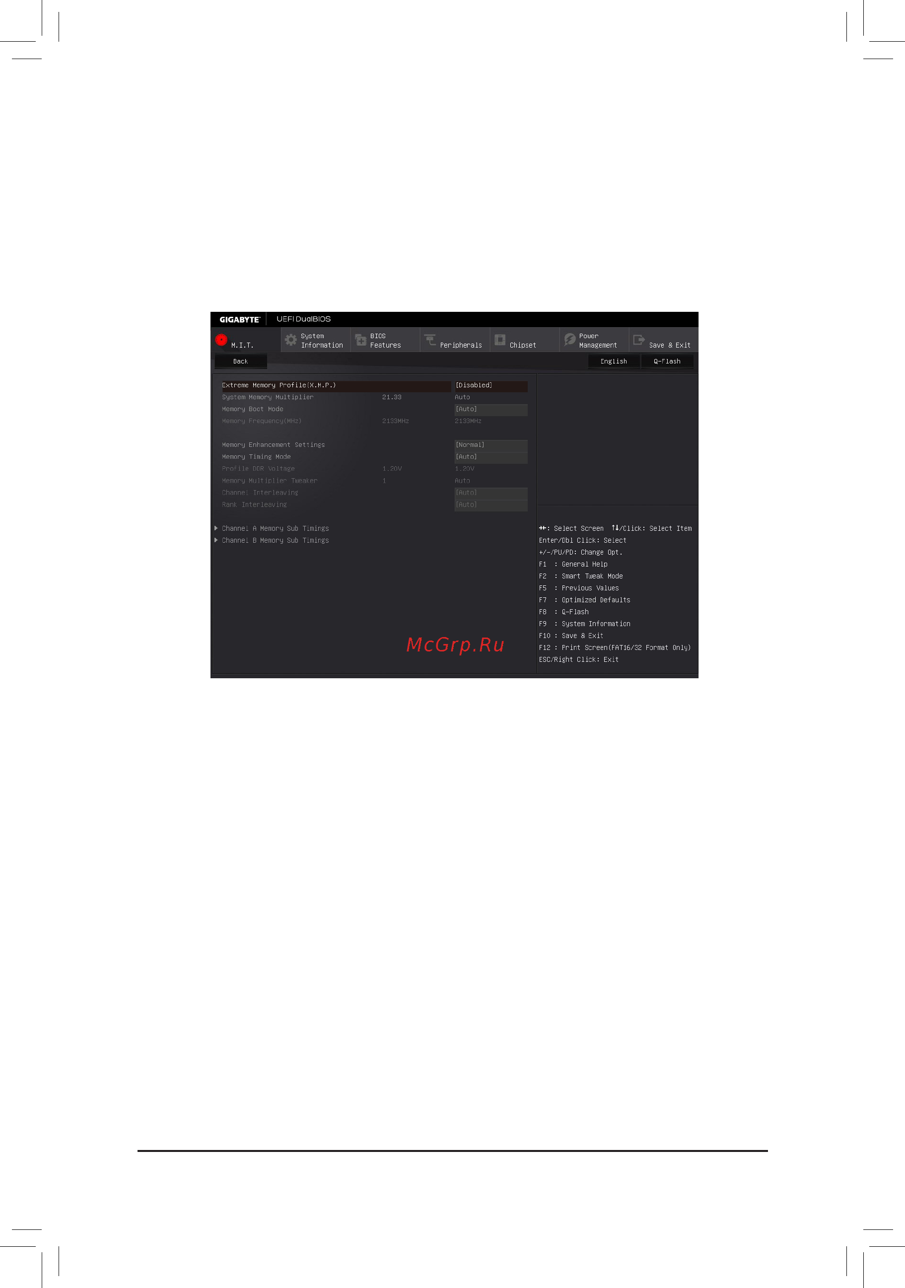 Gigabyte ga-z170x-gaming g1 [49/136] Memory boot mod