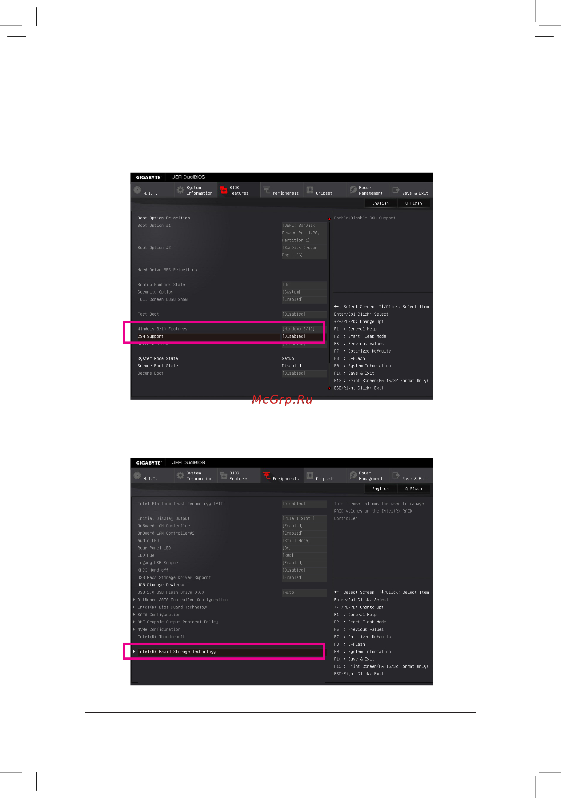 Gigabyte ga-z170x-gaming g1 [71/136] C 1 uefiraidconfiguration
