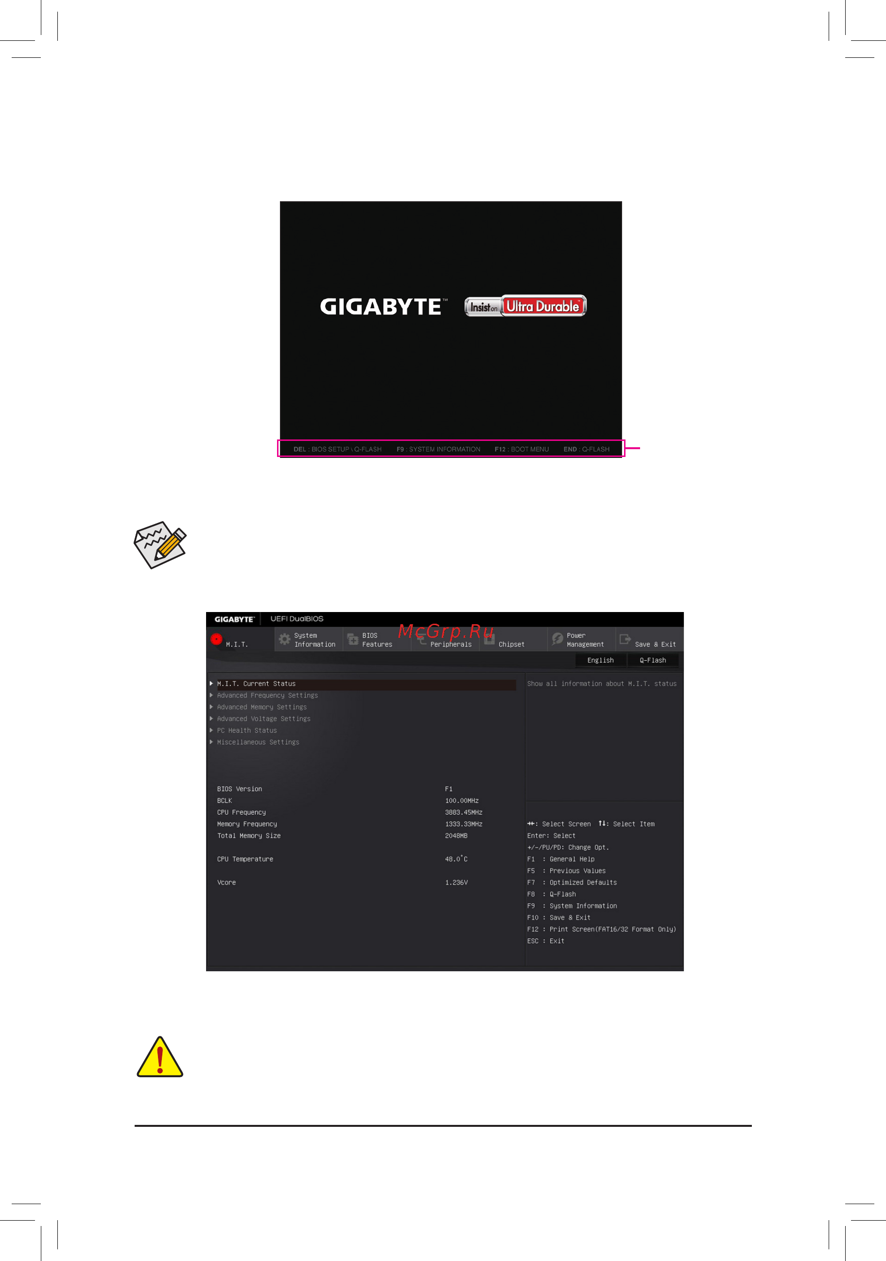 Gigabyte ga-h110m-s2 [19/38] To accept or enter a sub menu or you can use your mouse to select the item you want