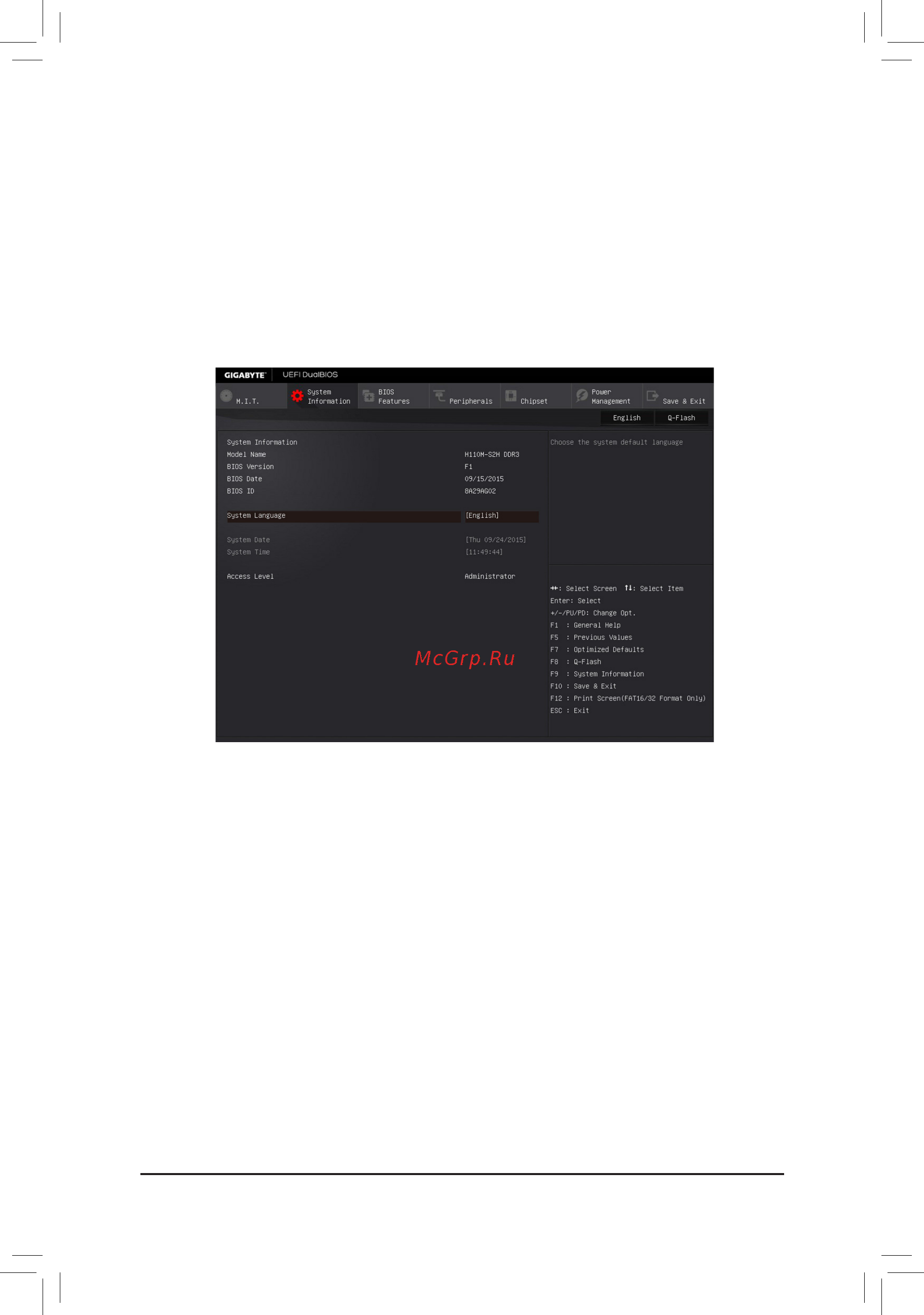 Gigabyte ga-h110m-s2h [24/37] 3 system information