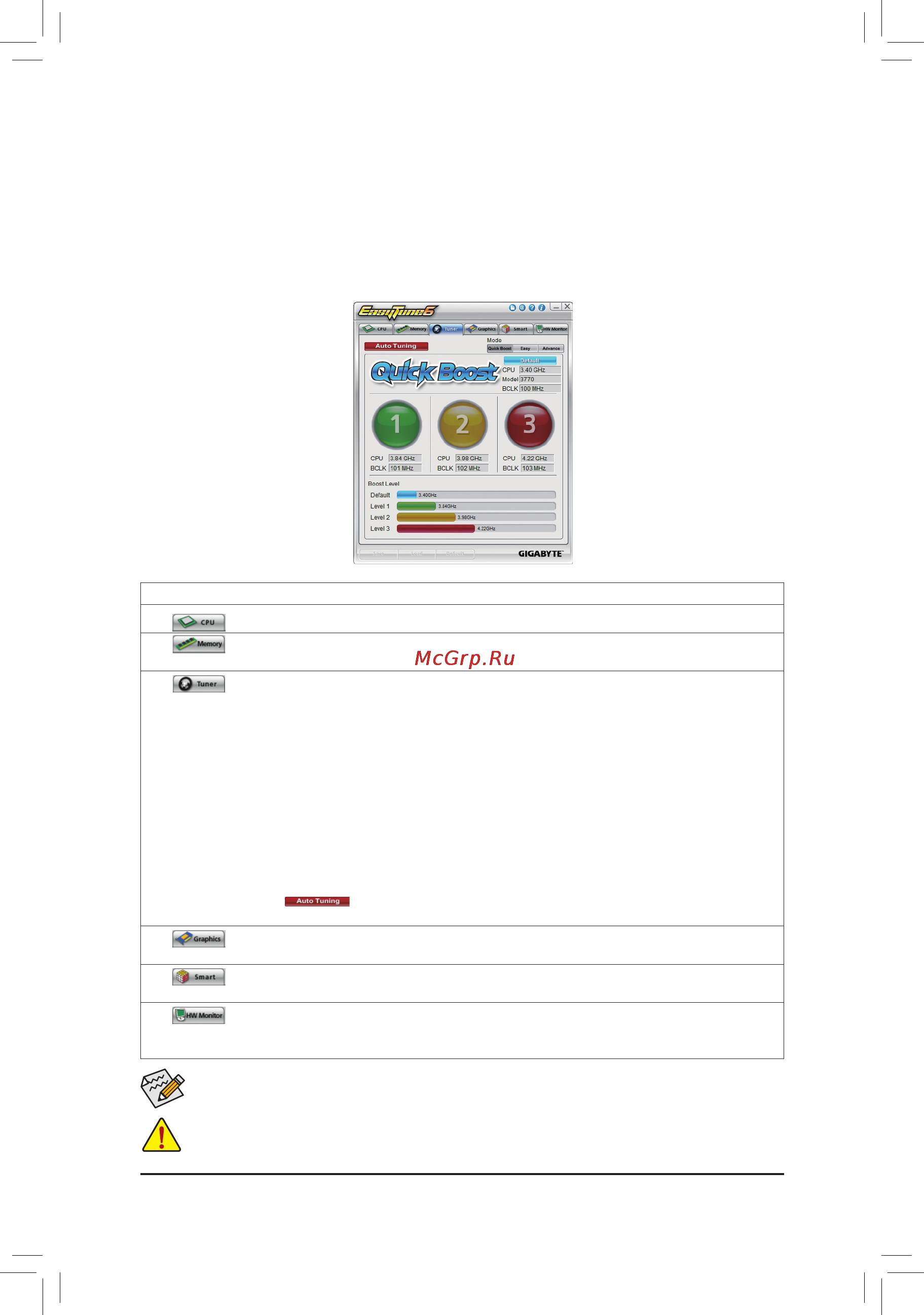 Gigabyte GA-Z77-DS3H [66/100] Tabs information