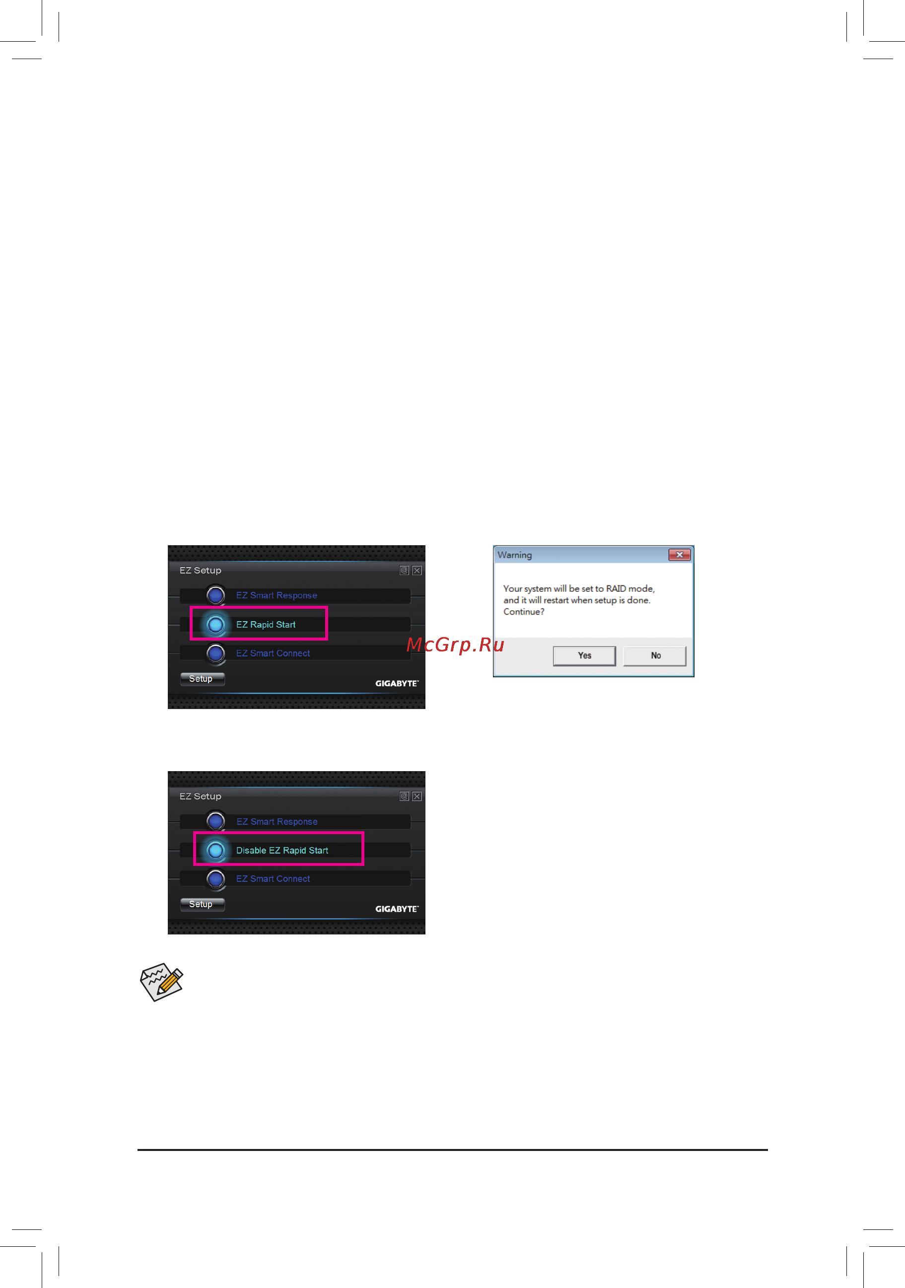 Gigabyte GA-Z77-DS3H [72/100] C disabling ez rapid start
