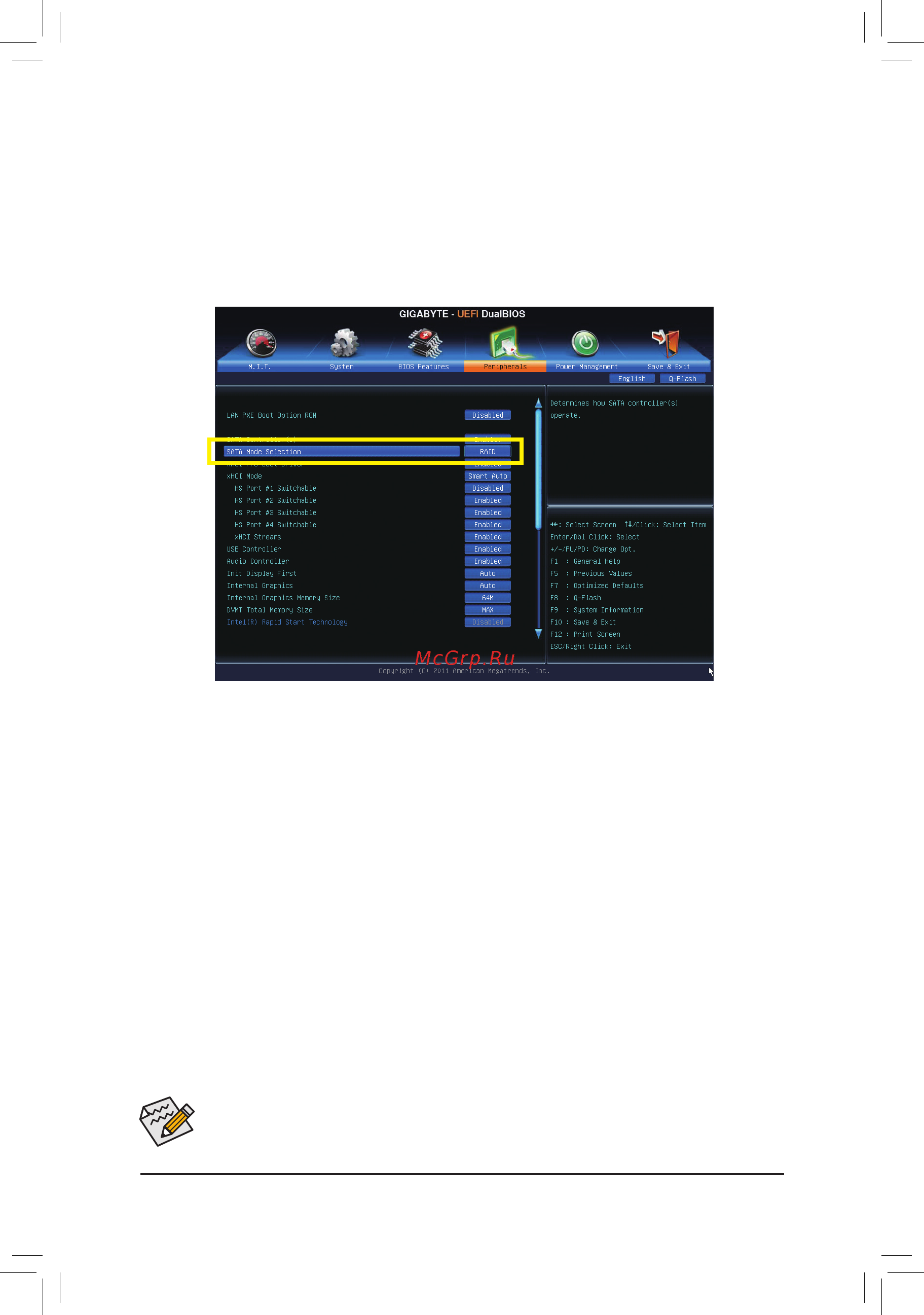 Gigabyte GA-Z77-D3H [76/104] B configuring sata controller mode in bios setup