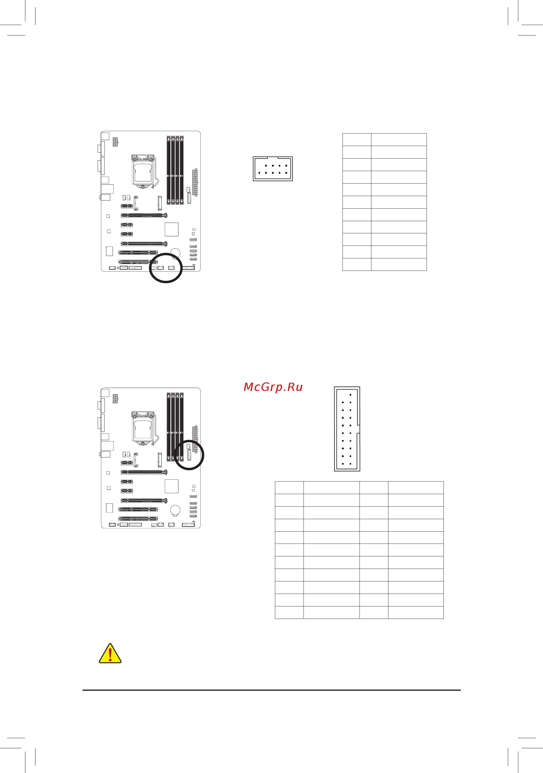 Gigabyte GA-B75-D3V [27/88] F_usb1 f_usb2 usb 2 1 headers
