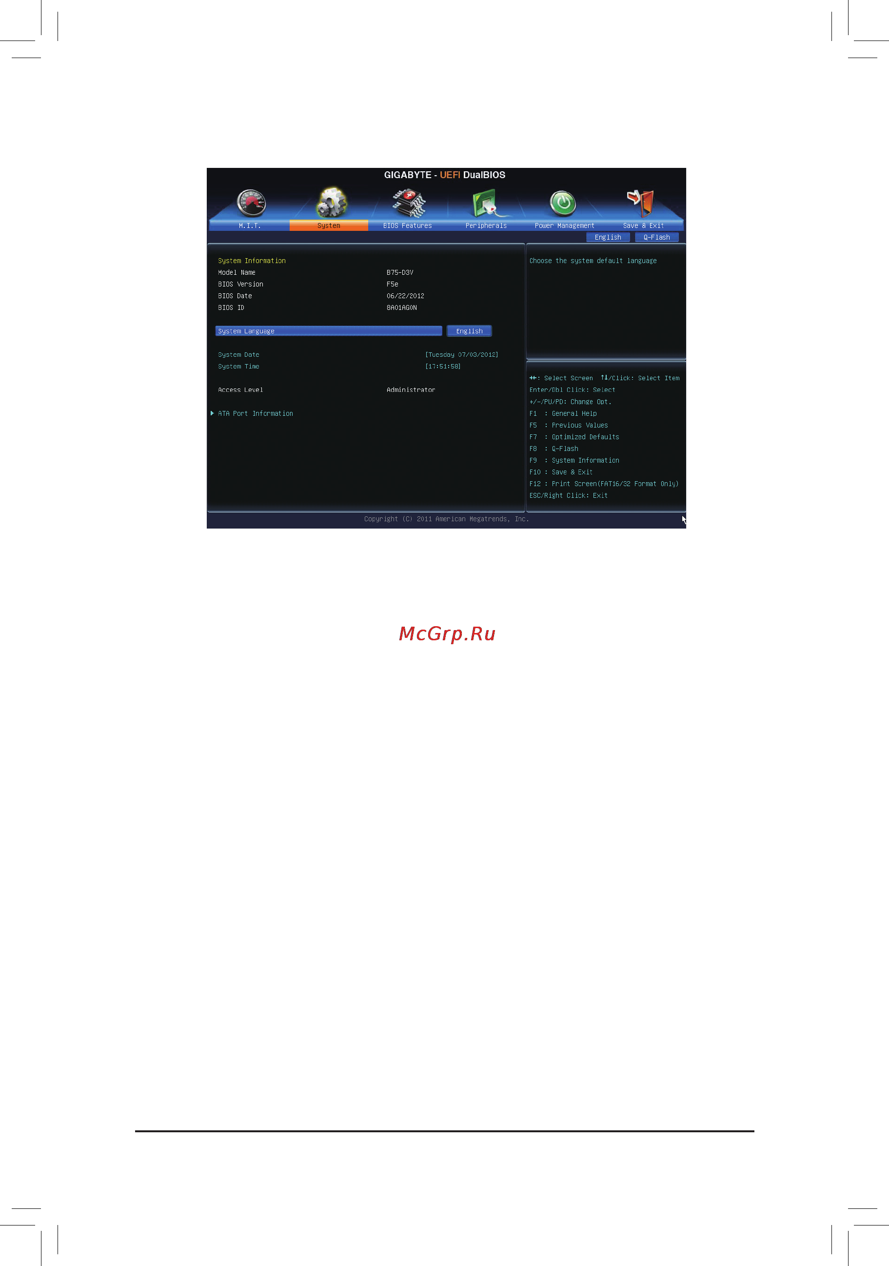 Gigabyte GA-B75-D3V [42/88] 4 system