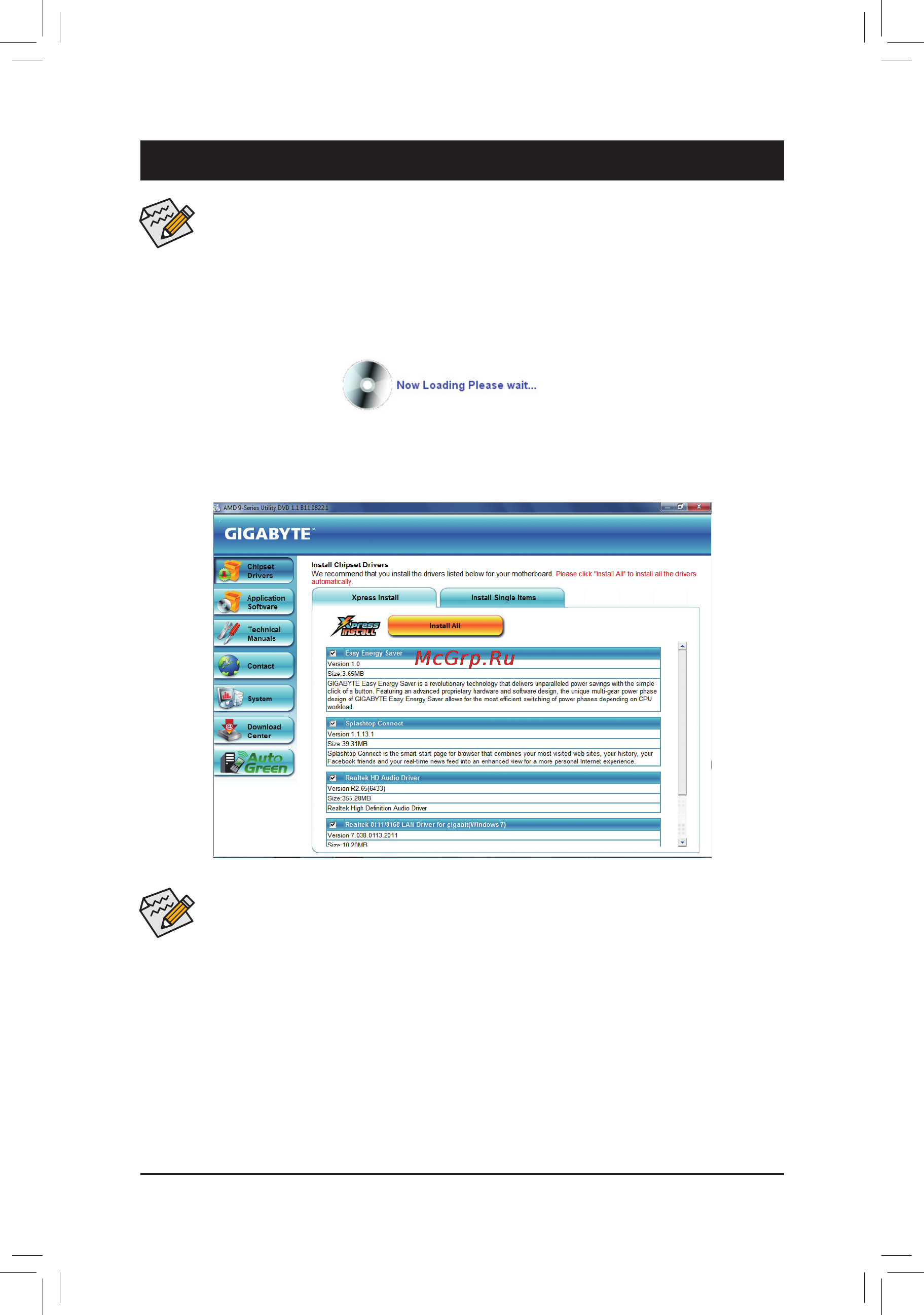 Gigabyte GA-780T-D3L [51/96] 1 installing chipset drivers
