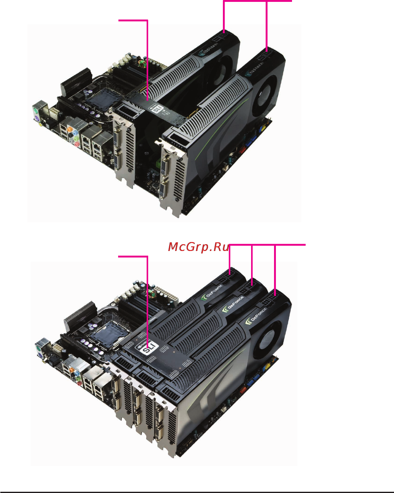 Gigabyte GV-N210TC-1GI, GF210, 512МБ, GDDR3, Retail [6/34] Scalable link interface technology works
