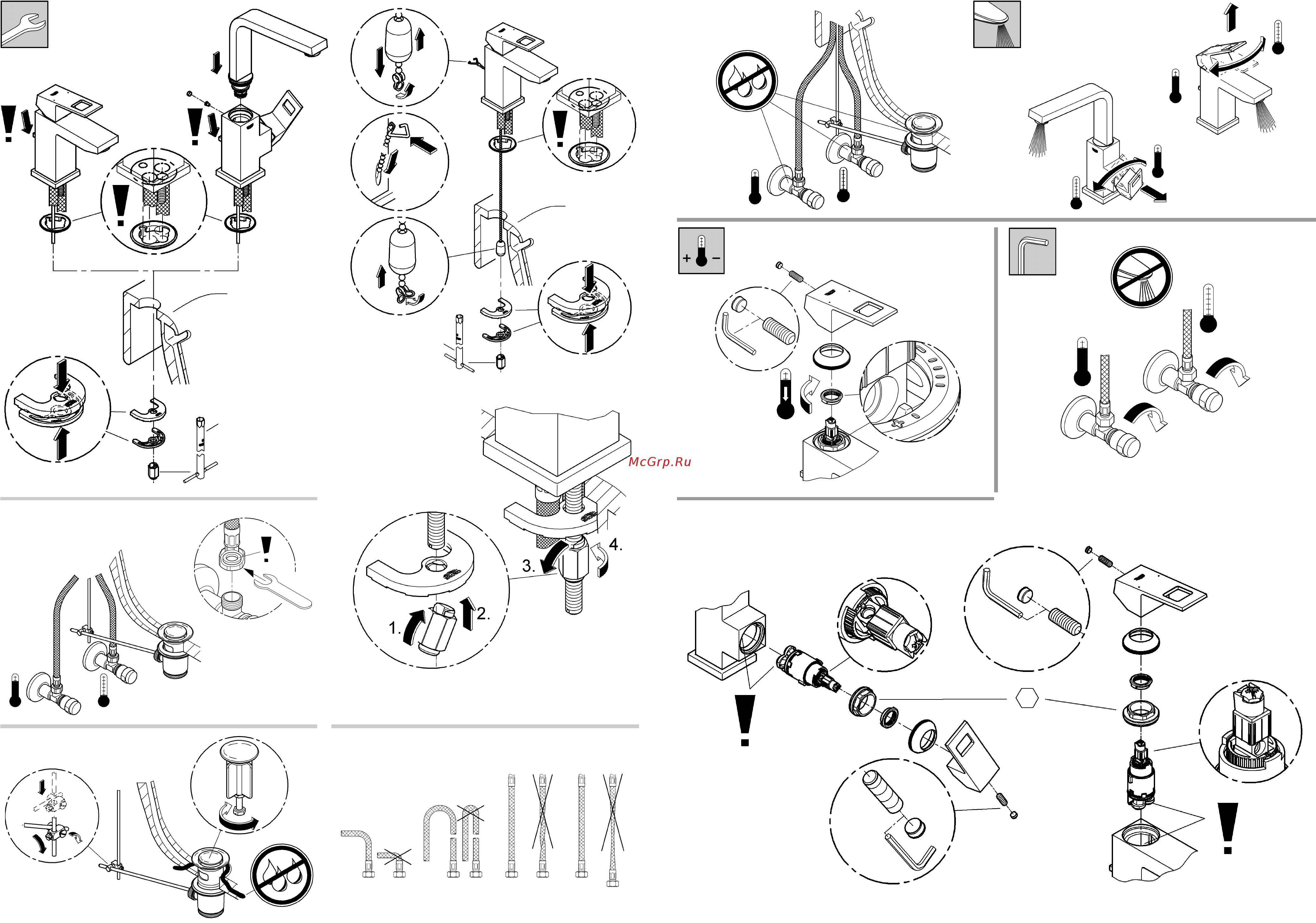 Grohe Eurocube 23127000 Инструкция по эксплуатации онлайн [3/14] 332638
