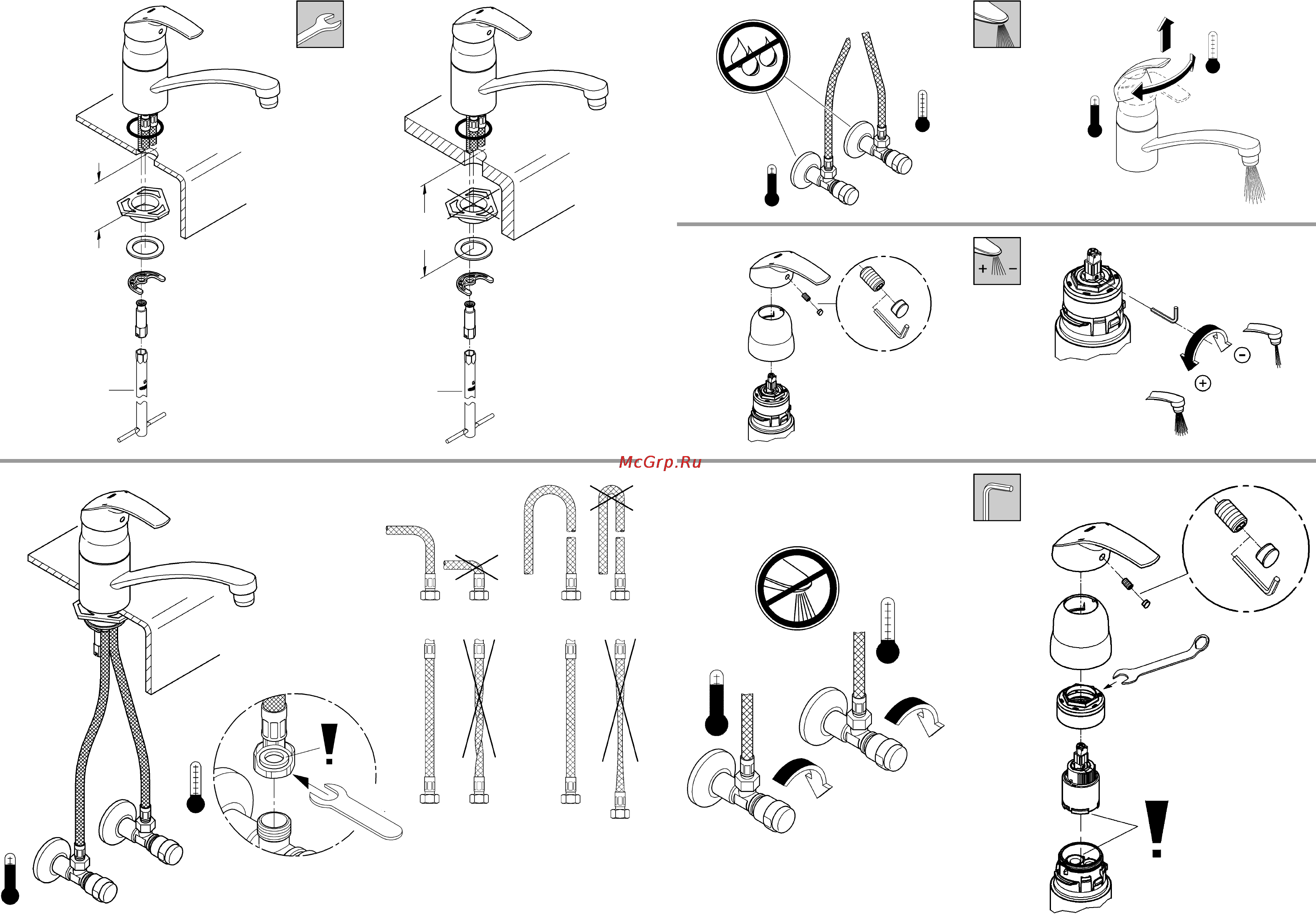 Grohe 33281001 eurosmart Инструкция по эксплуатации онлайн [3/14] 153625