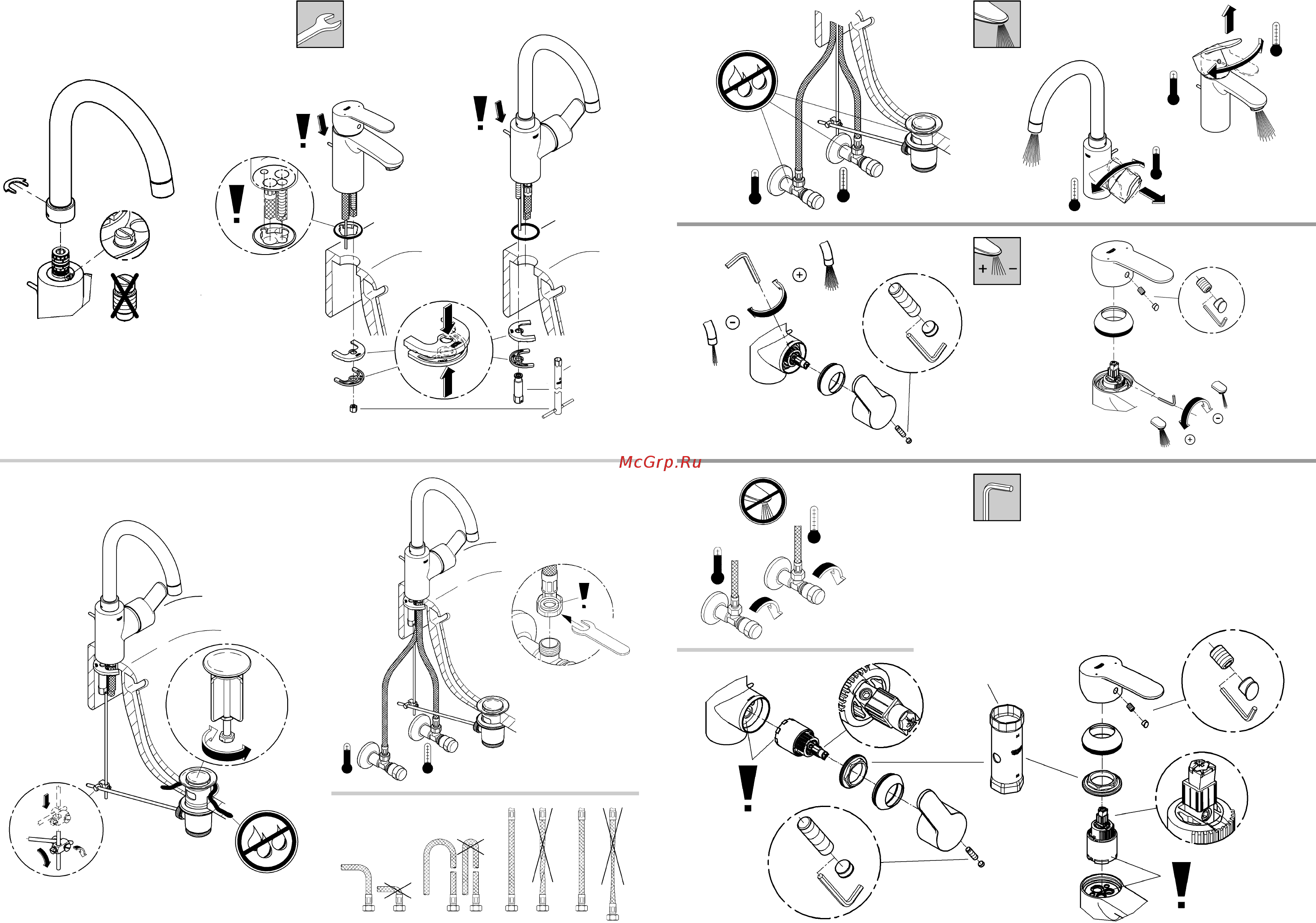 Grohe 32468002 eurostyle cosmopolitan Инструкция по эксплуатации онлайн [3/14] 153596