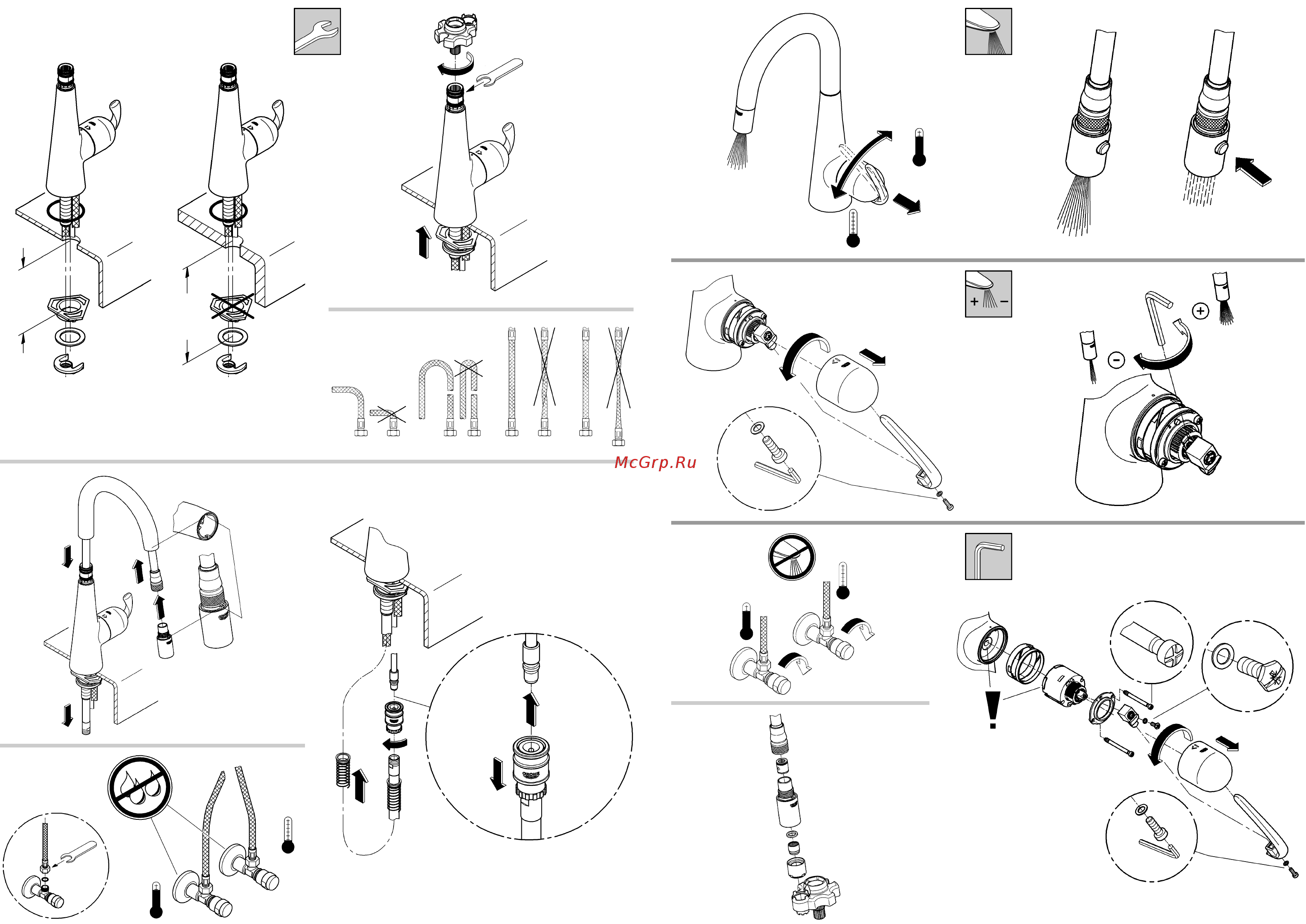 Grohe zedra 32296sd0 Инструкция по эксплуатации онлайн [3/18] 153773