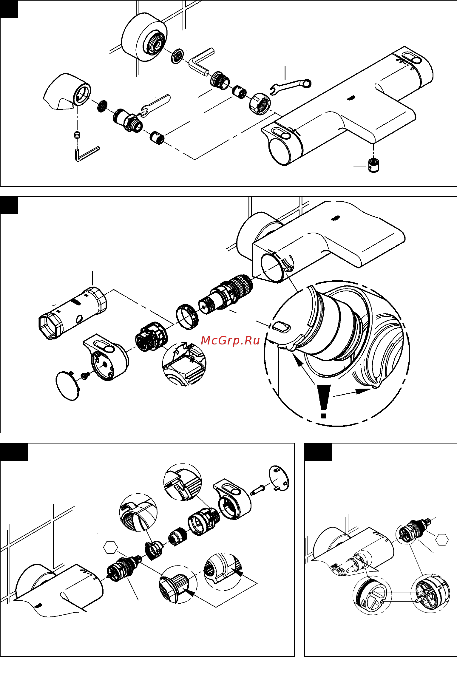 Grohe 34174001 grohtherm 2000 Инструкция по эксплуатации онлайн [32/34] 153632