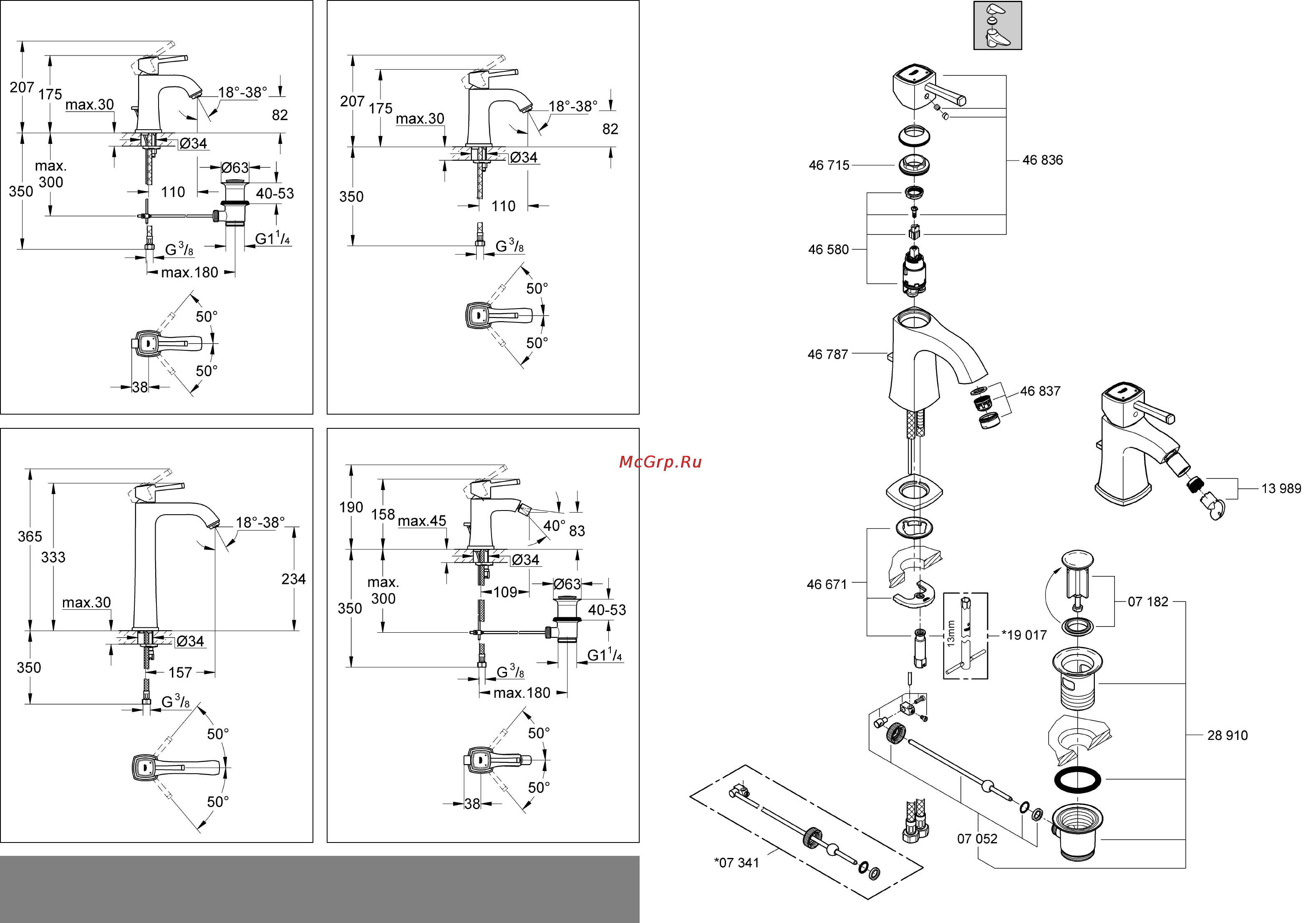 Grohe grandera 23310000 [2/14] Bitte diese anleitung an den benutzer der armatur weitergeben