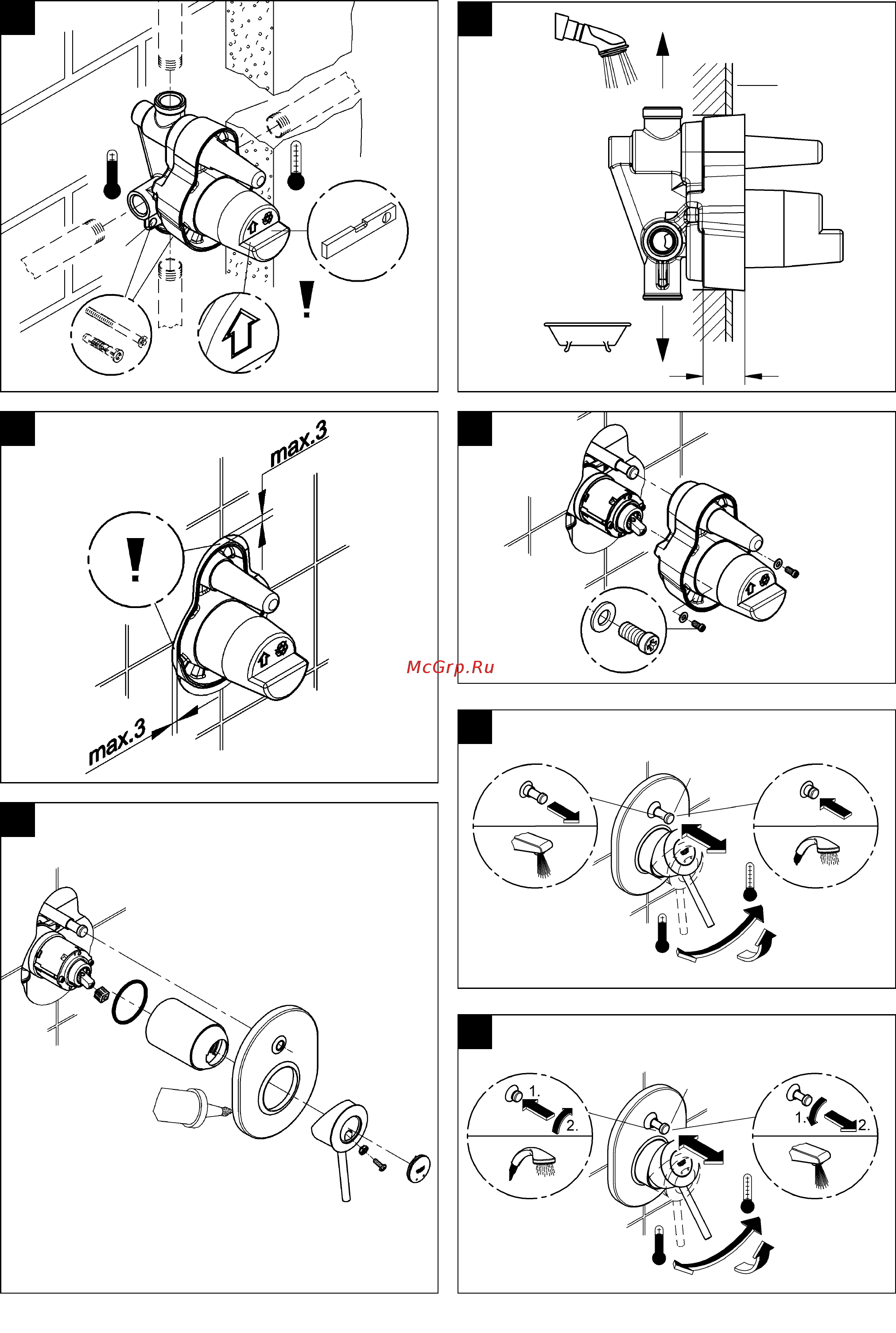 Grohe BAUCLASSIC 29047000 Инструкция по эксплуатации онлайн [2/6] 507065