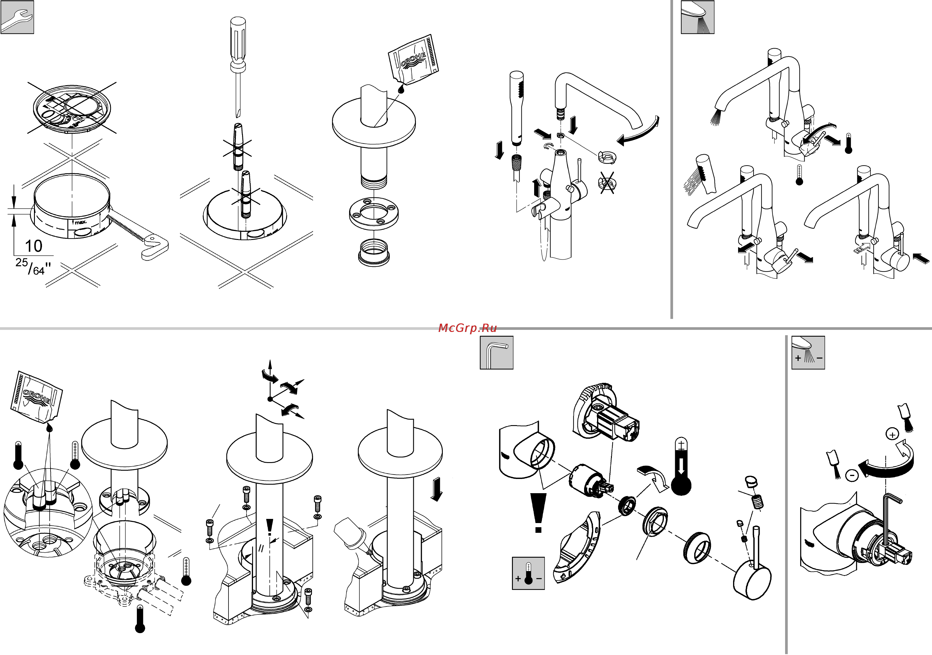 Grohe essence+ 23491001 Инструкция по эксплуатации онлайн [3/20] 153725