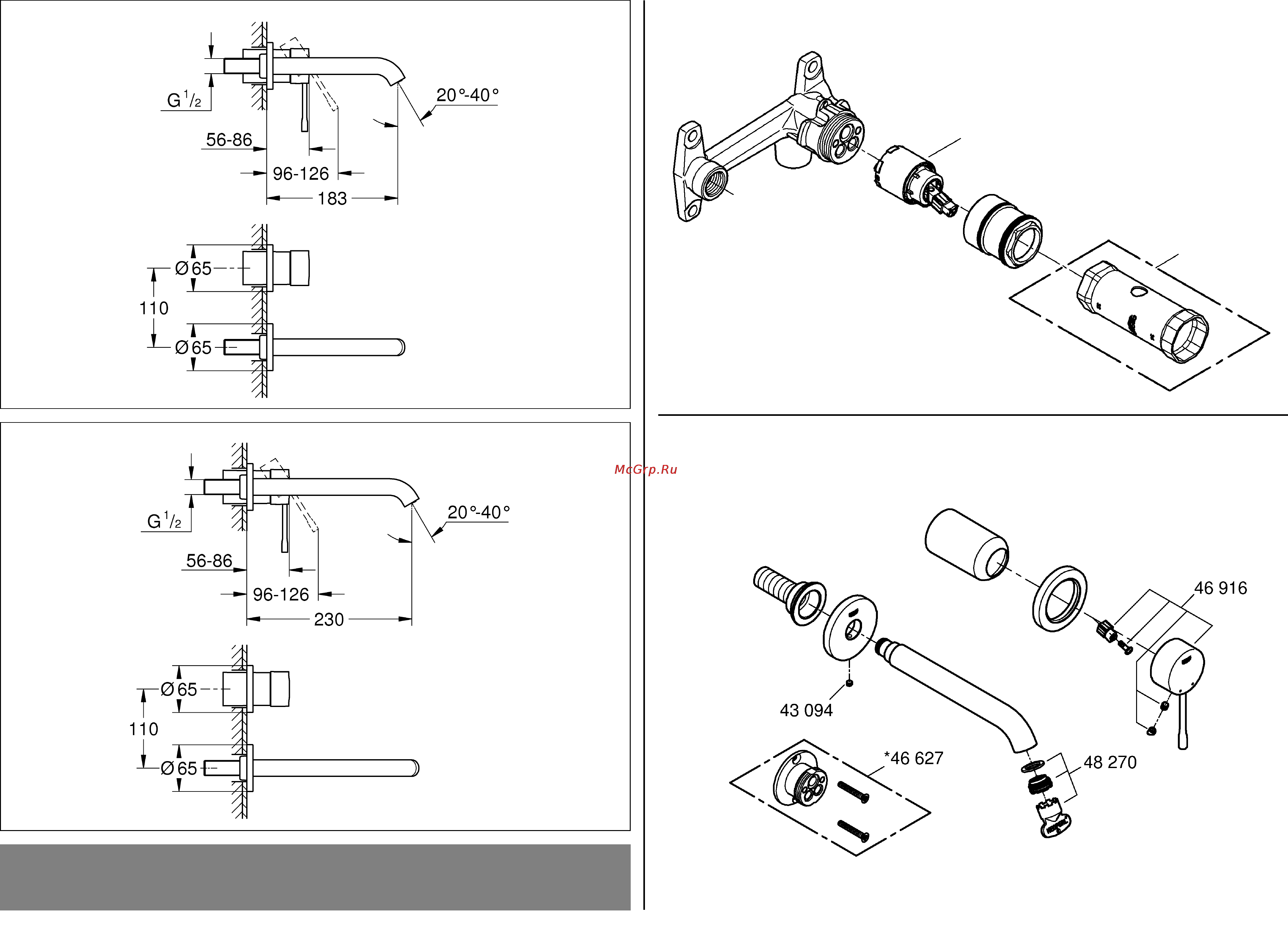 Grohe essence+ 19408001 [2/20] Bitte diese anleitung an den benutzer der armatur weitergeben