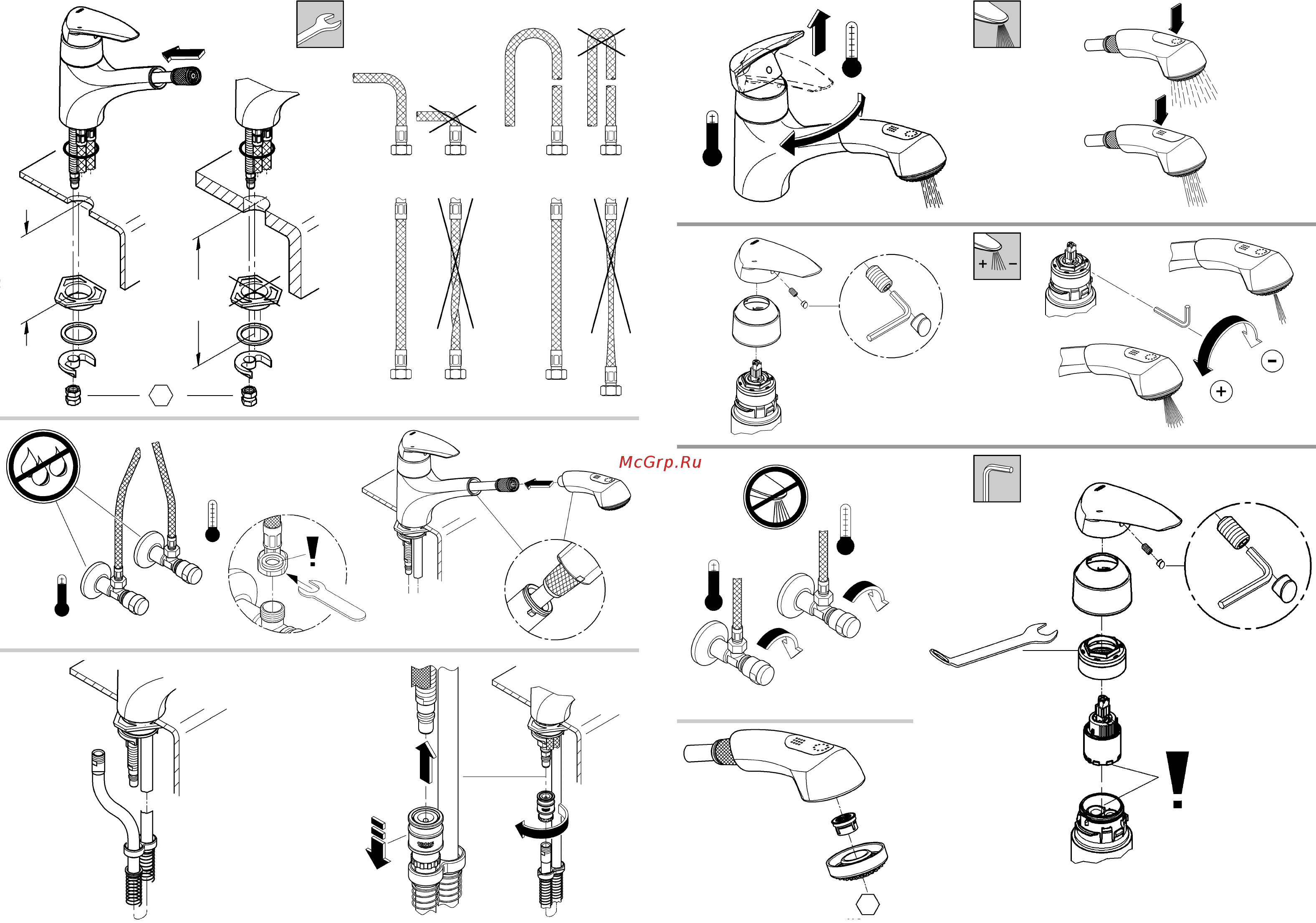 Grohe eurodisc 32257001 Инструкция по эксплуатации онлайн [3/20] 153745