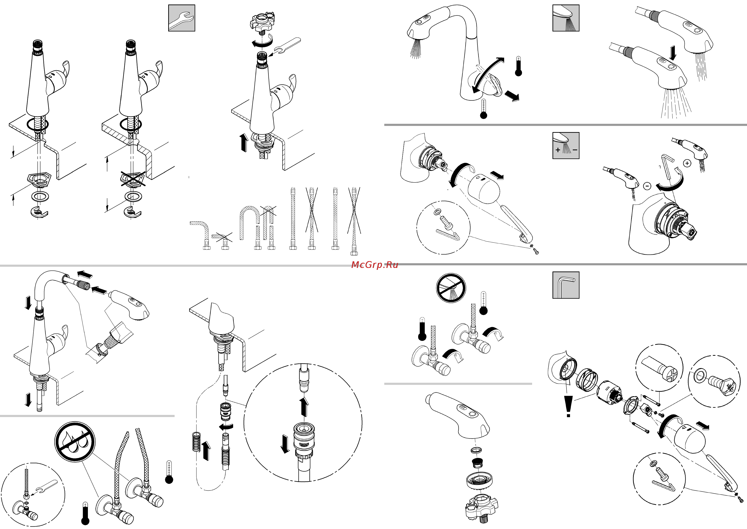 Grohe zedra 32553000 Инструкция по эксплуатации онлайн [3/18] 153759