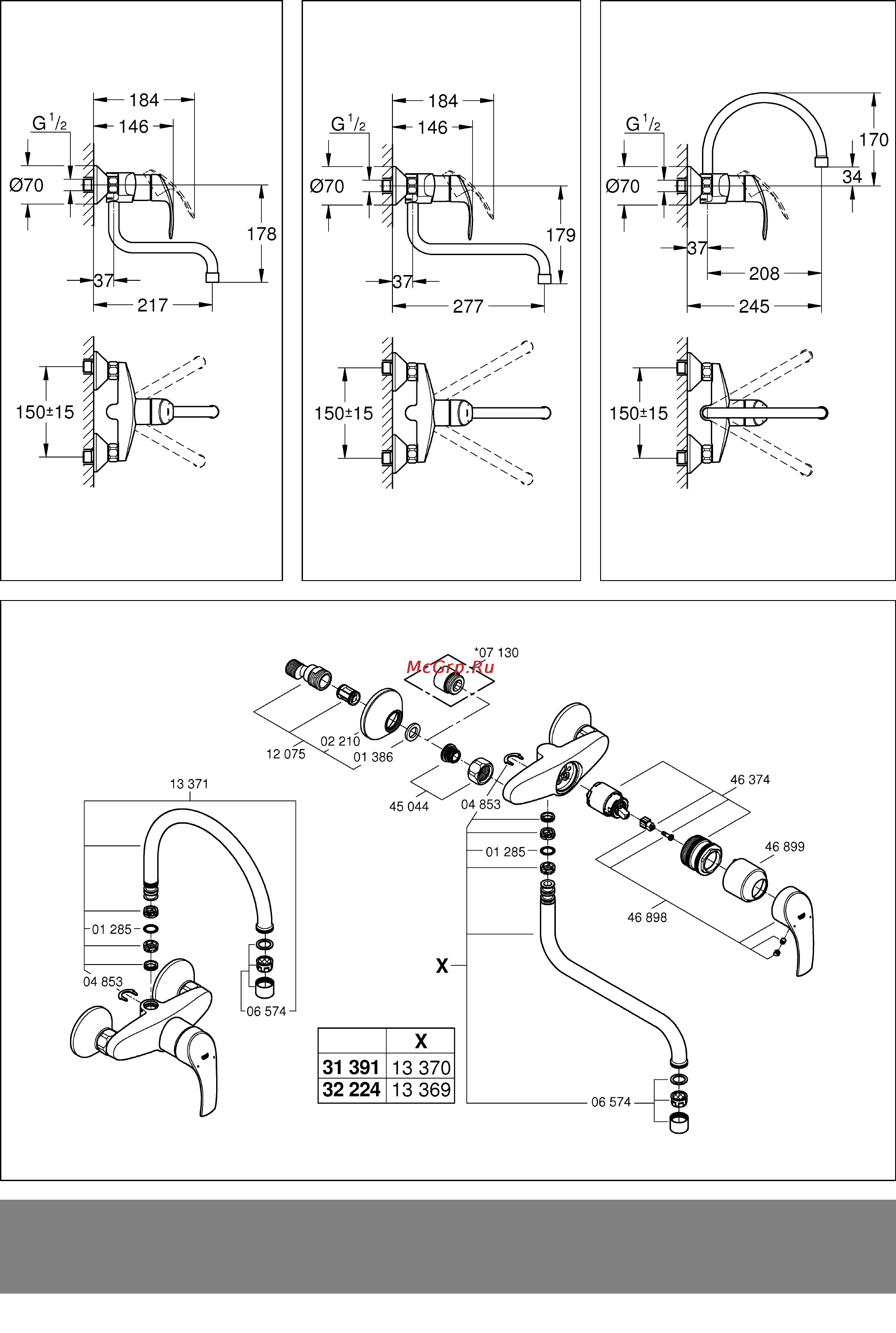 Grohe eurosmart new 31391002 Инструкция по эксплуатации онлайн [2/14] 153770