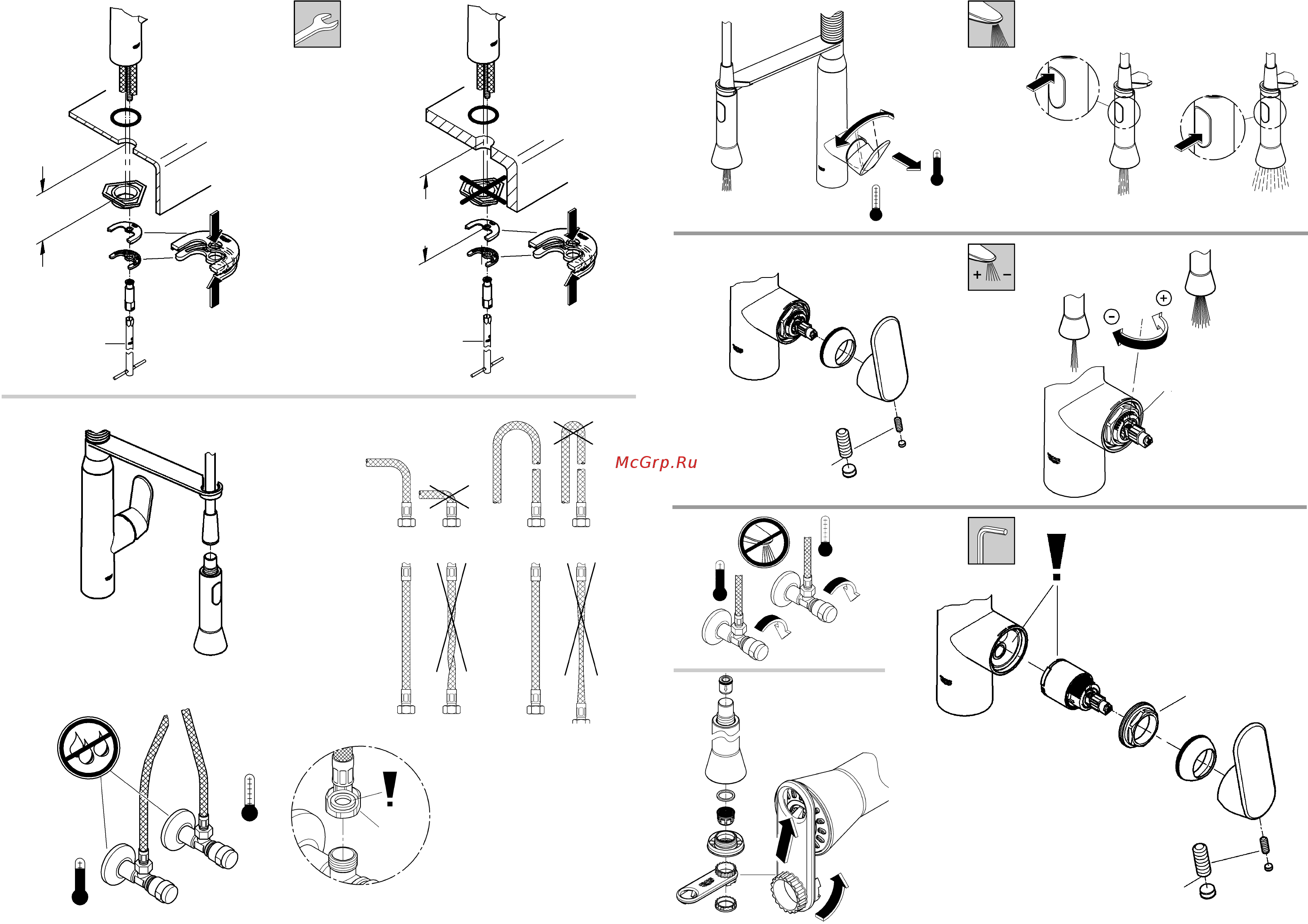 Grohe K7 31379DC0 Инструкция по эксплуатации онлайн [3/20] 274737