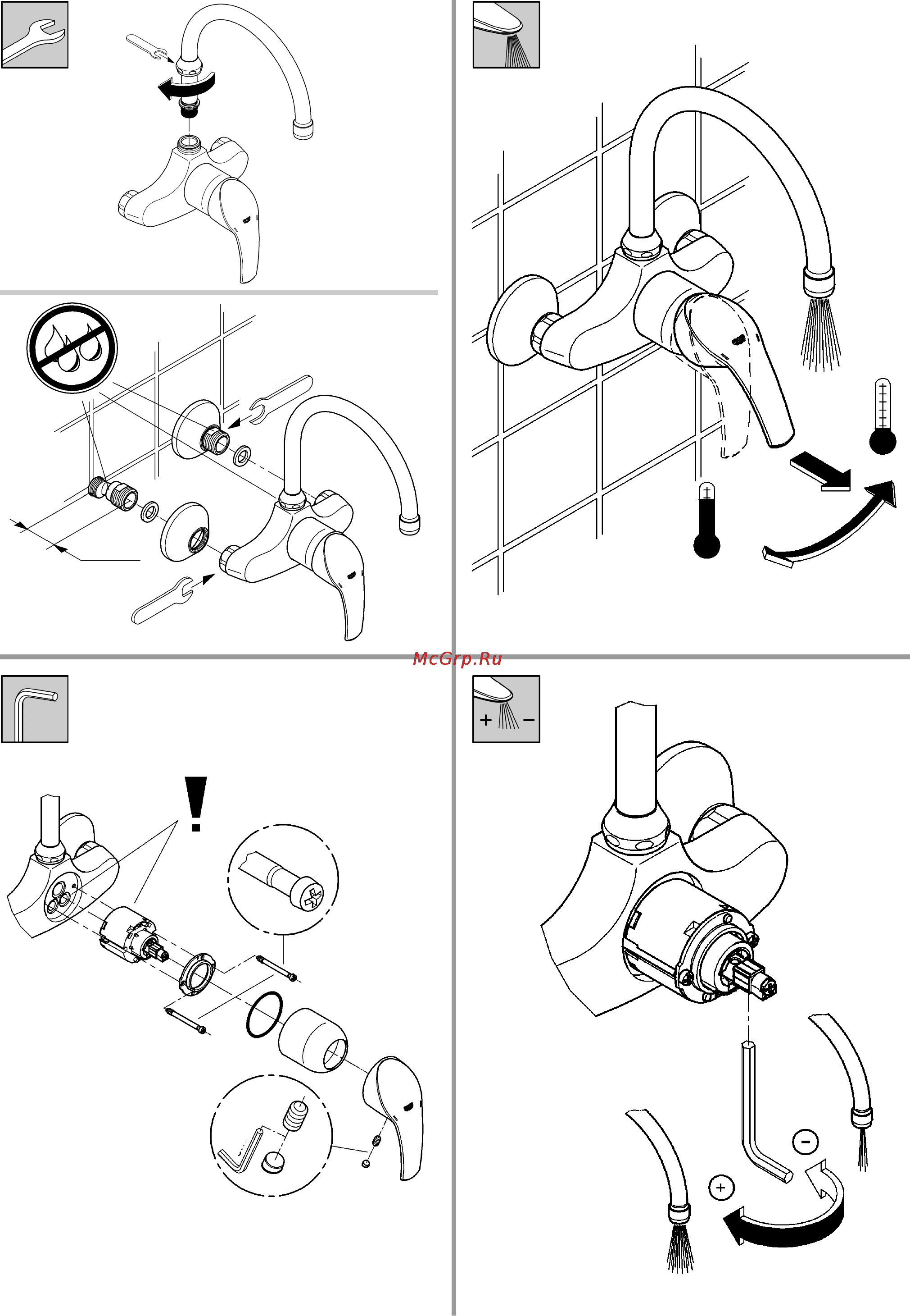 Grohe eurosmart 32482001 Инструкция по эксплуатации онлайн [3/8] 153771