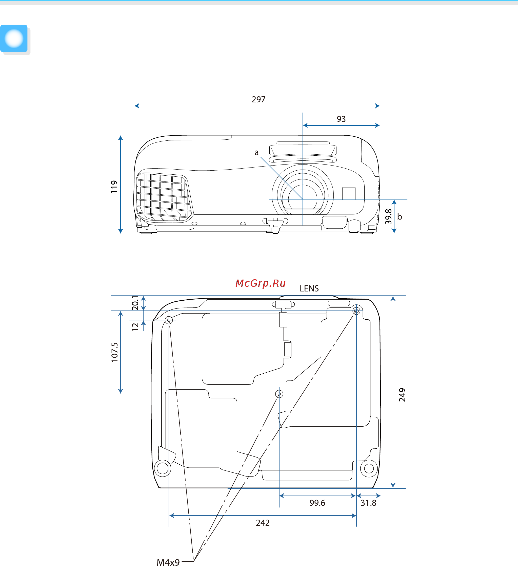 Epson EH-TW5210 [110/119] Внешний вид