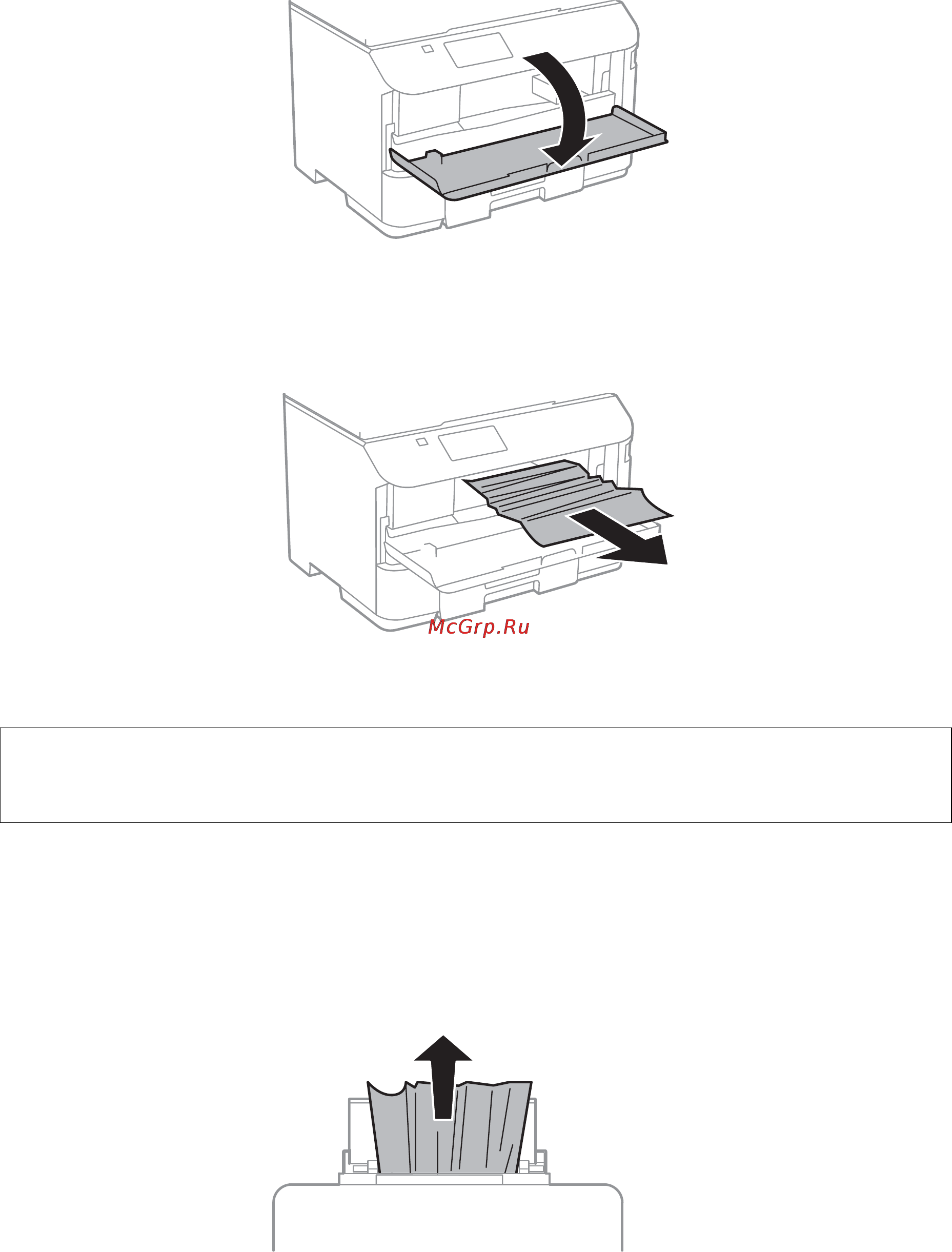 Epson WorkForce Pro WF-M5690DWF [143/187] Removing jammed paper from the rear paper feed